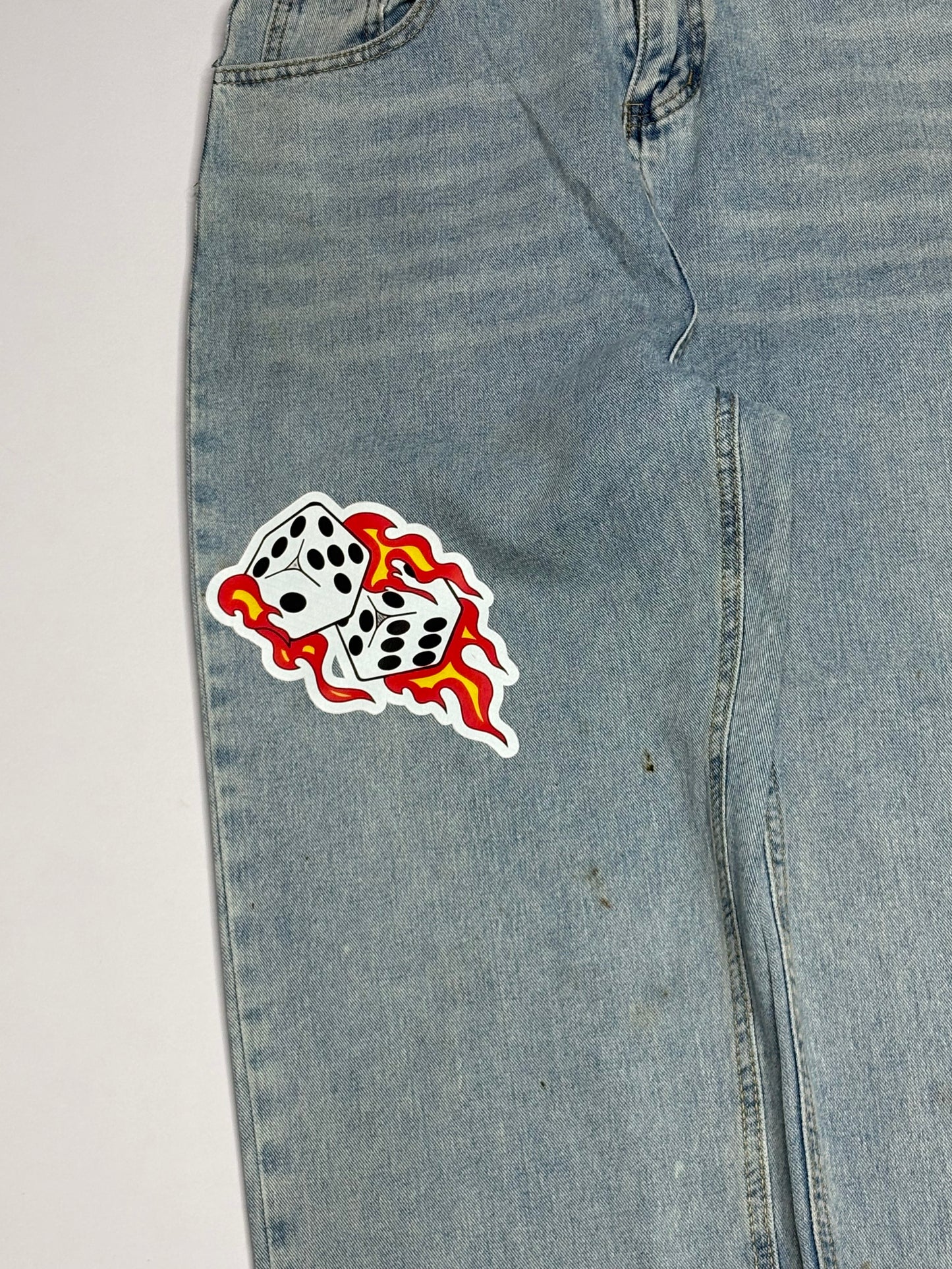 Printed Denim (Thrifted)