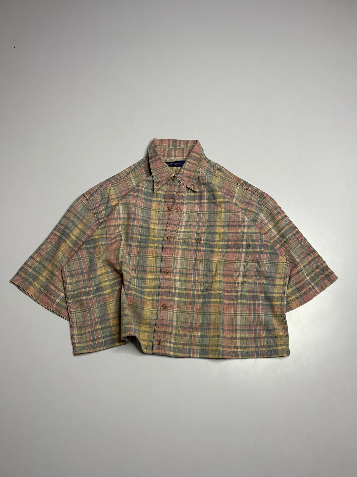 Printed Crop Shirt