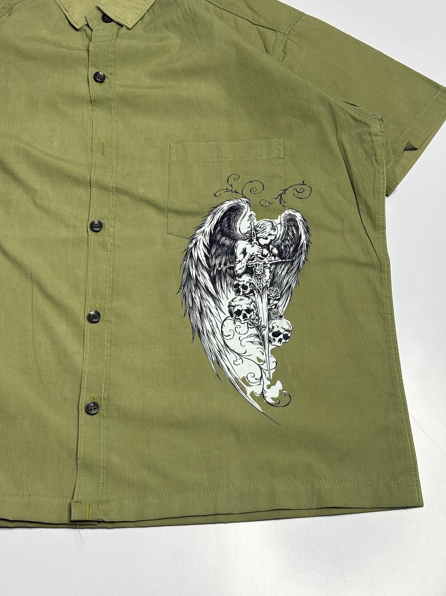 Printed Boxy Shirt
