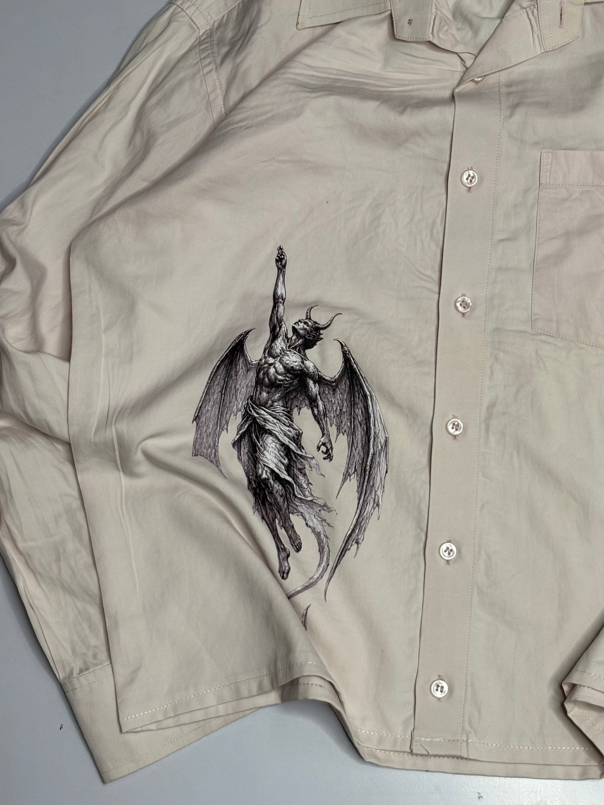 Printed Boxy Shirt