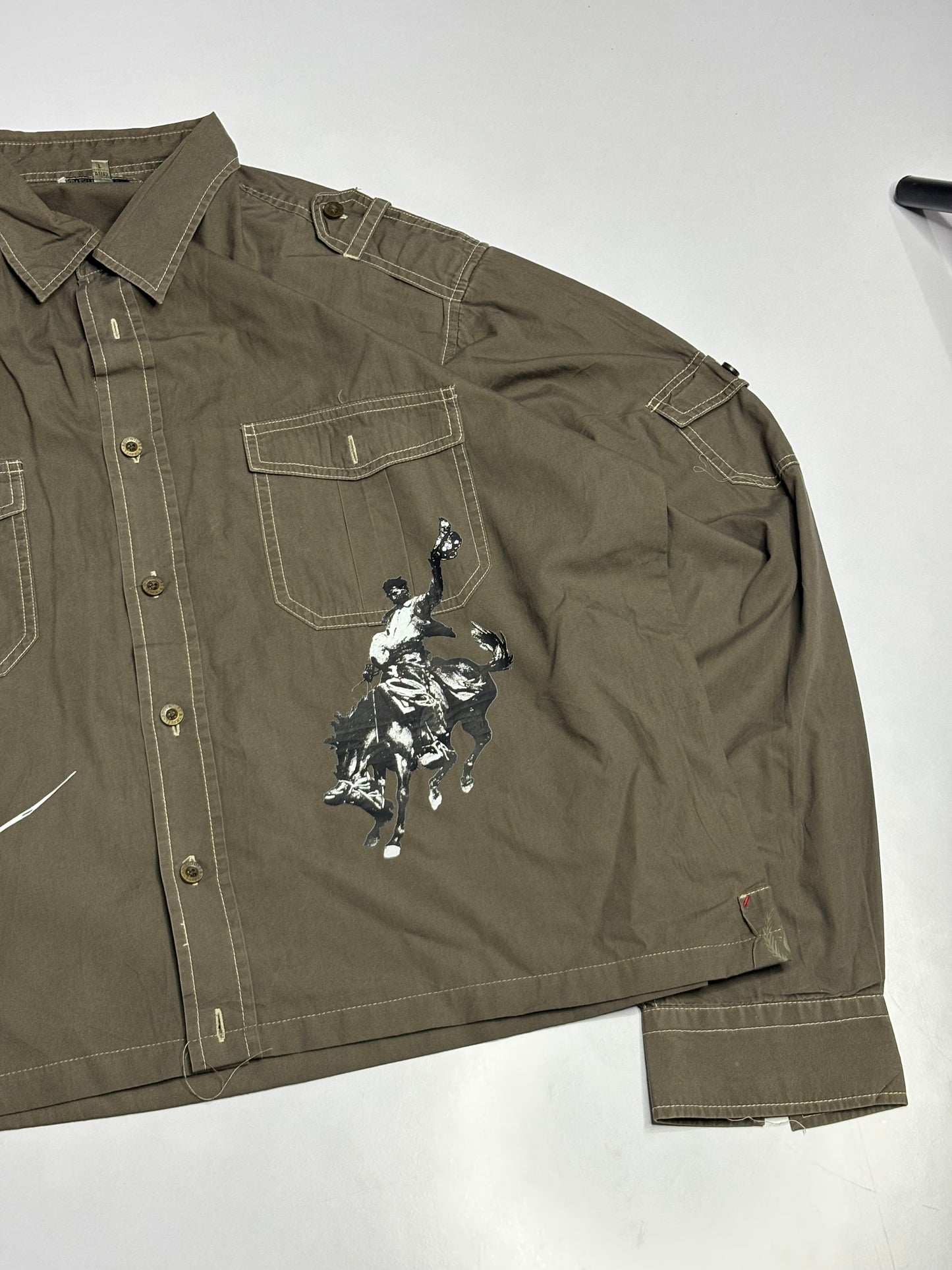 Printed Boxy Shirt