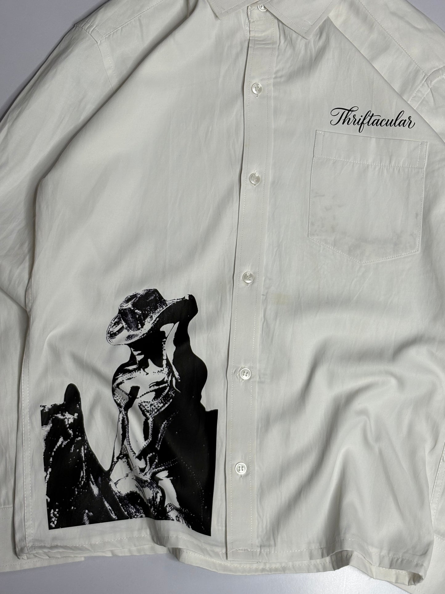 Printed Boxy Shirt