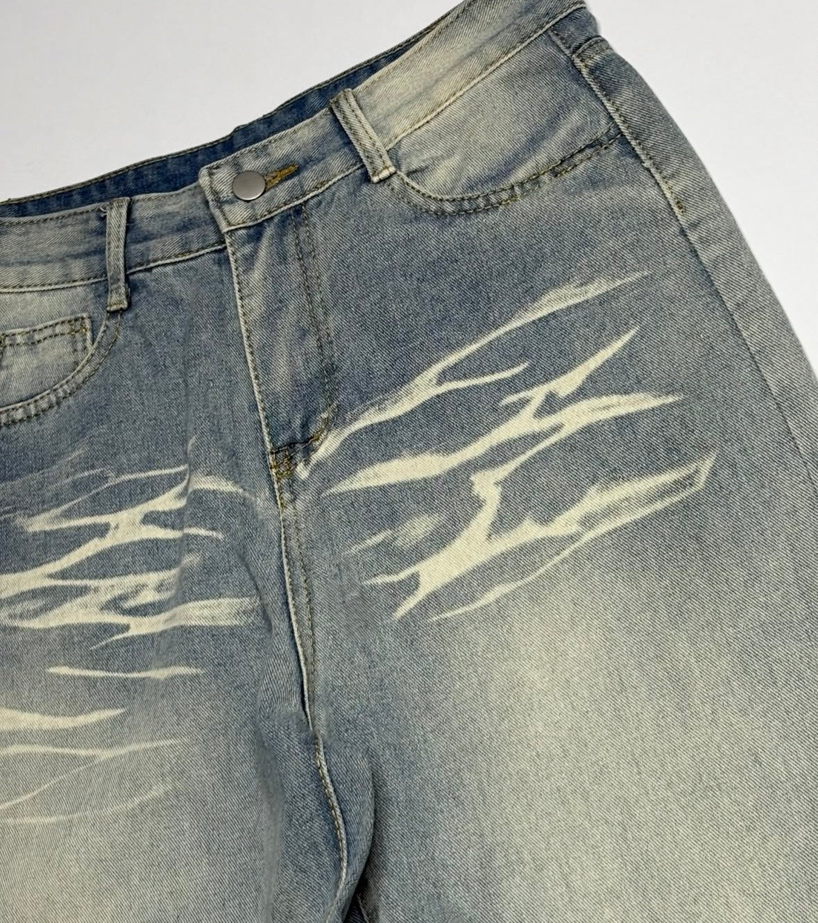 Plane Baggy Denims (Thrifted)