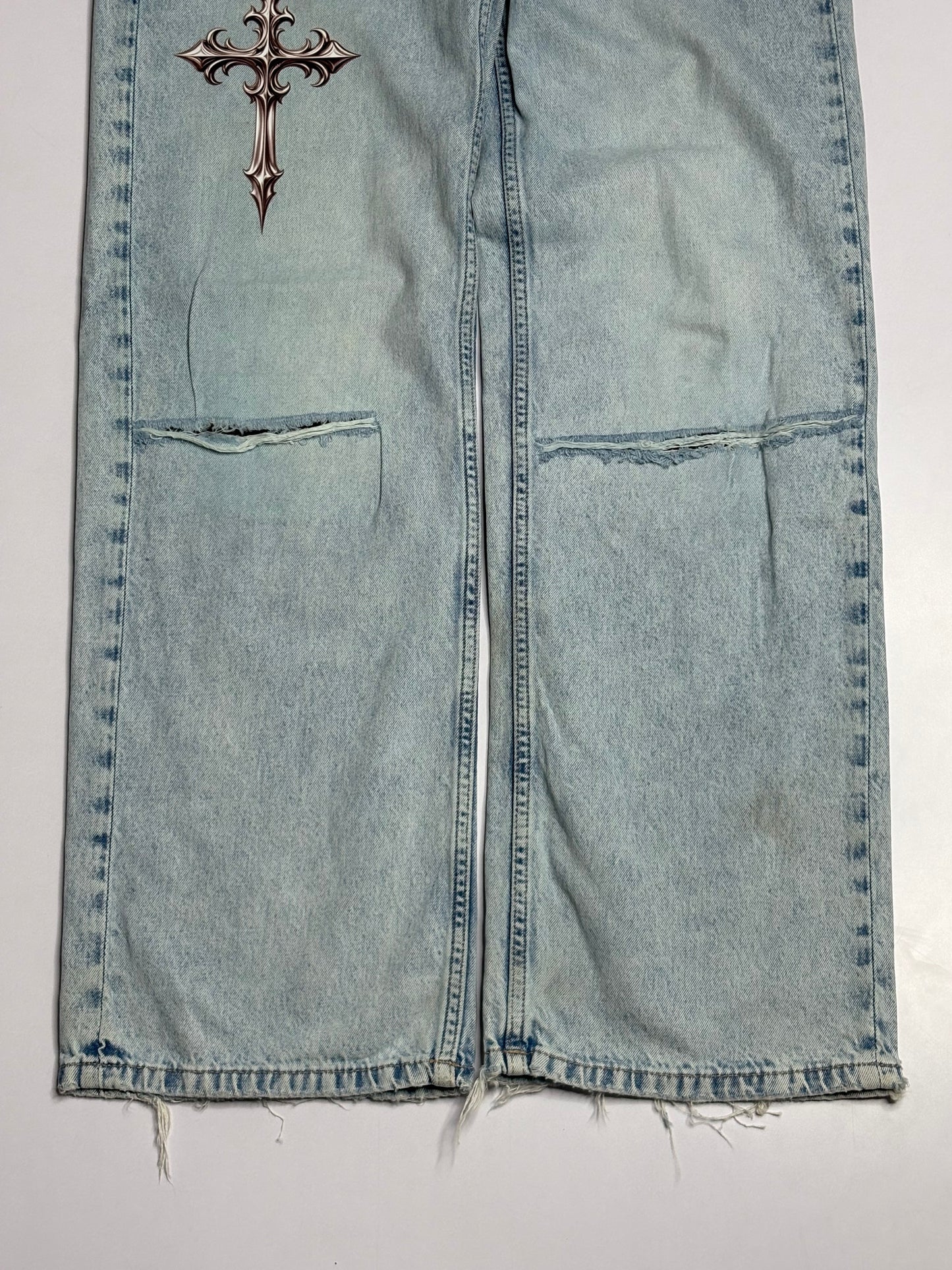 Printed Denim (Thrifted)
