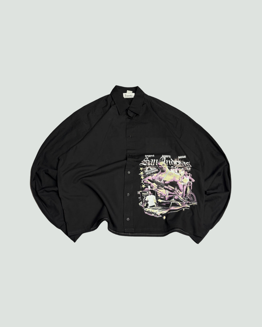 Printed Boxy Shirt