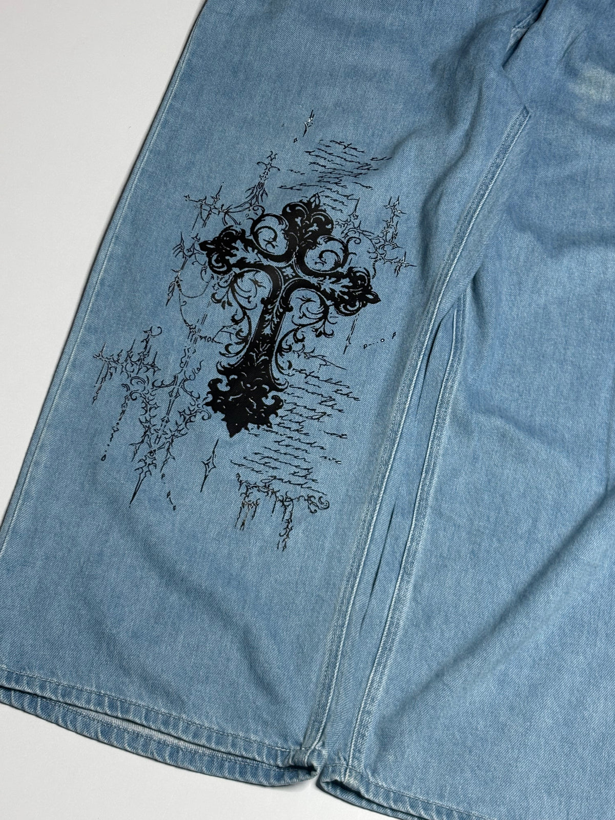 Printed Denim (Thrifted)