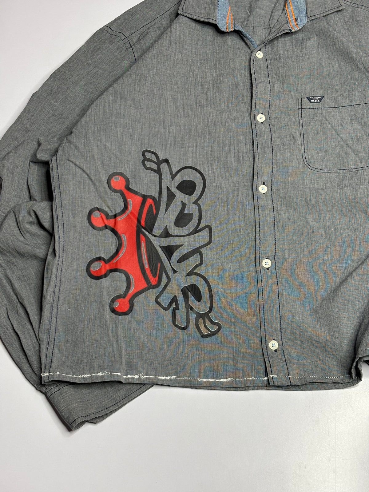 Printed Boxy Shirt
