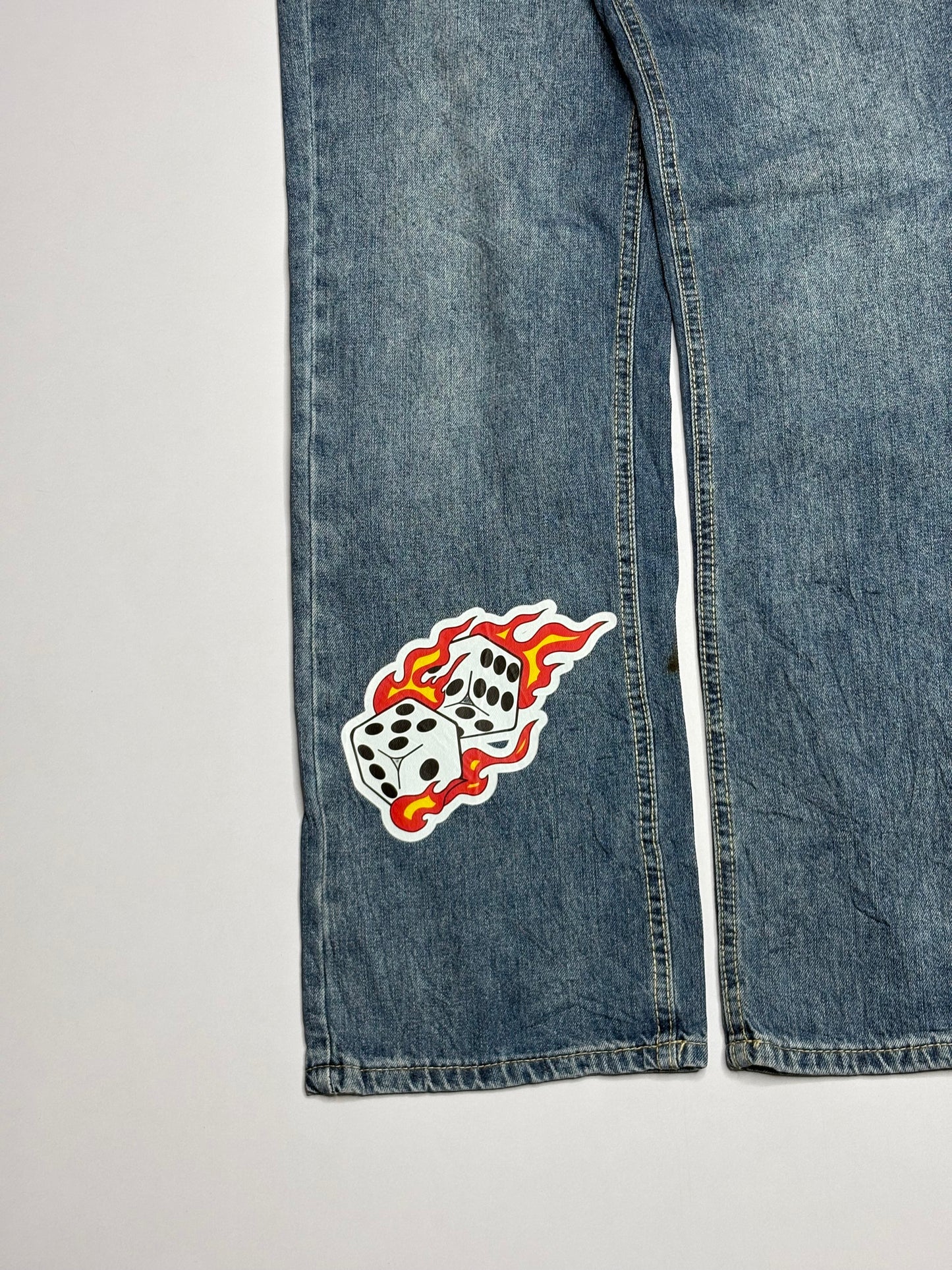 Printed Denim (Thrifted)