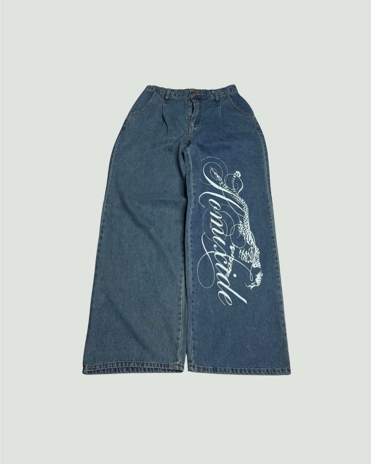 Printed Denim (Thrifted)