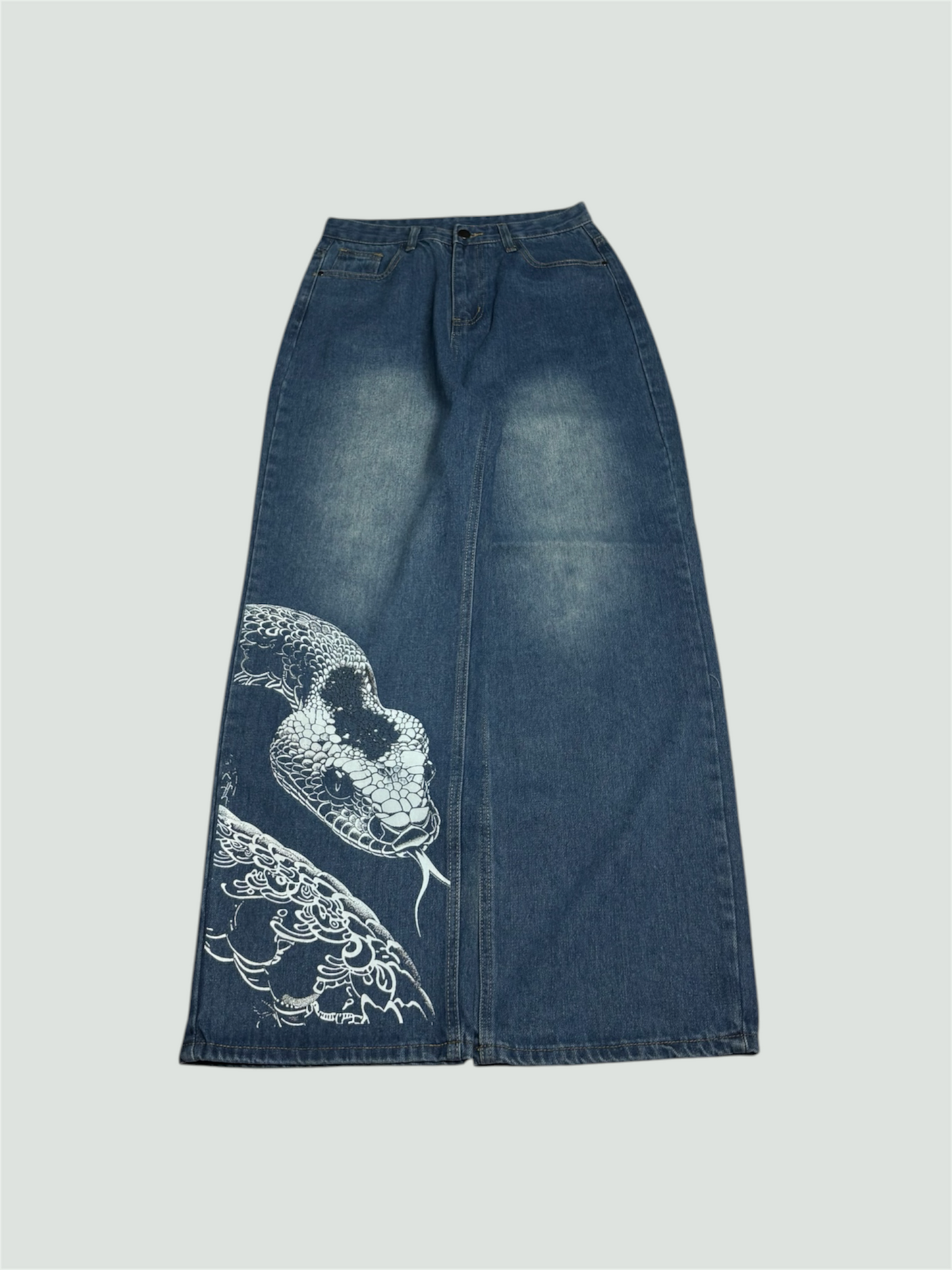 Printed Denim (Thrifted)