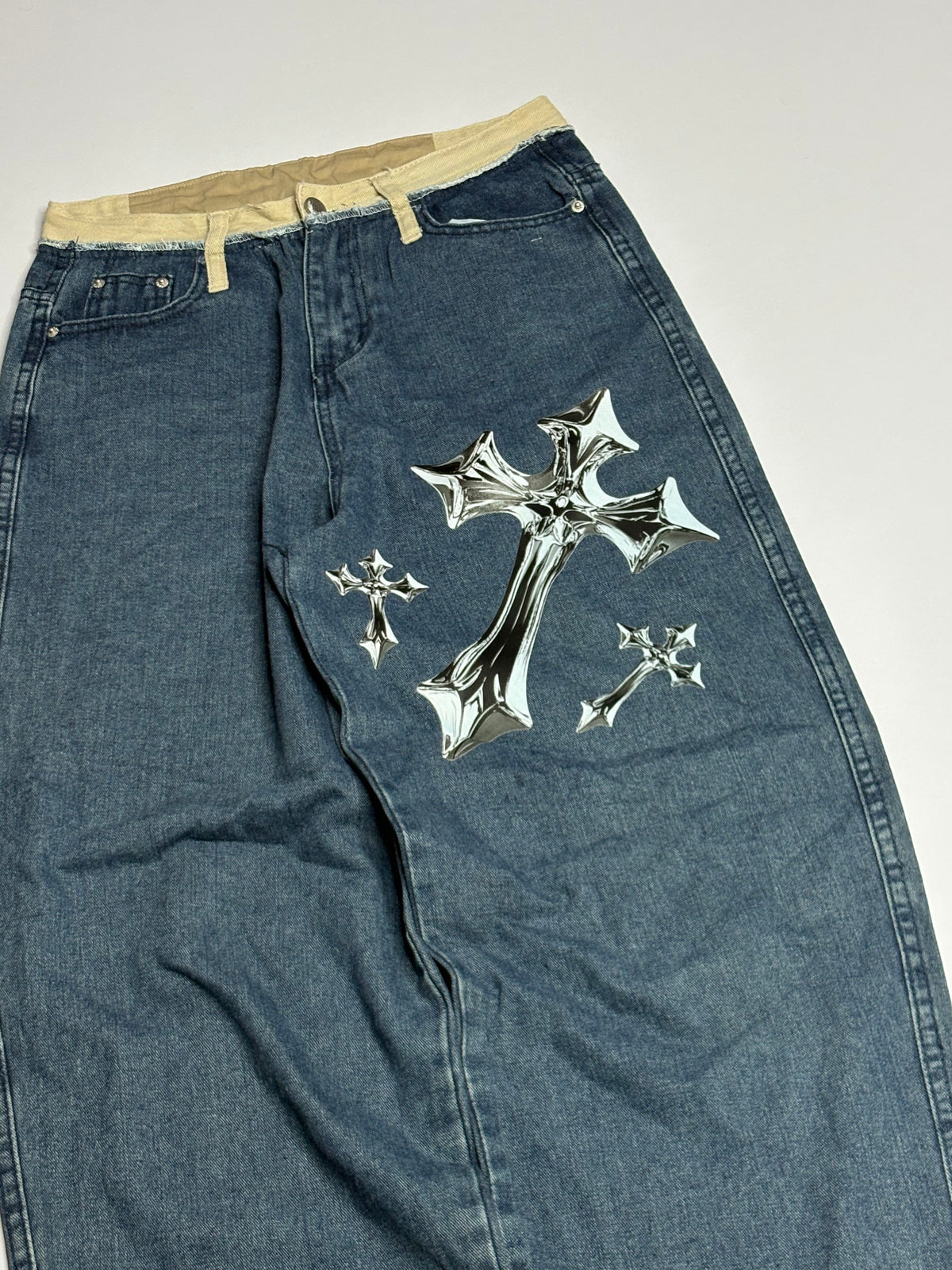 Printed Denim (Thrifted)
