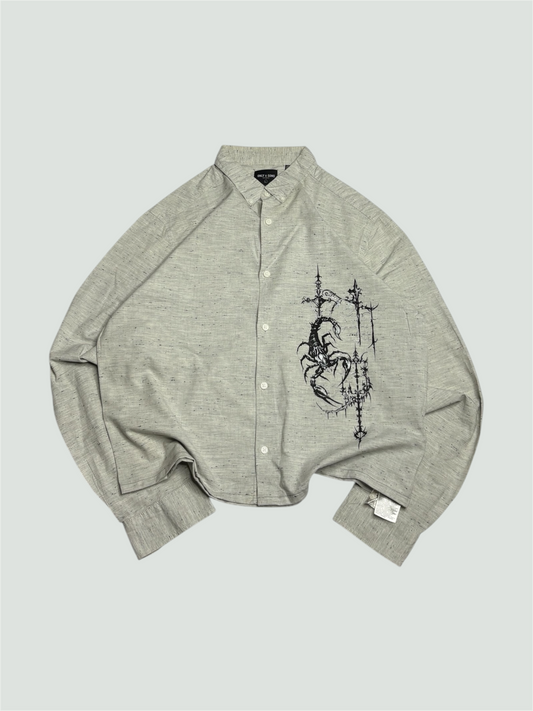Printed Boxy Shirt