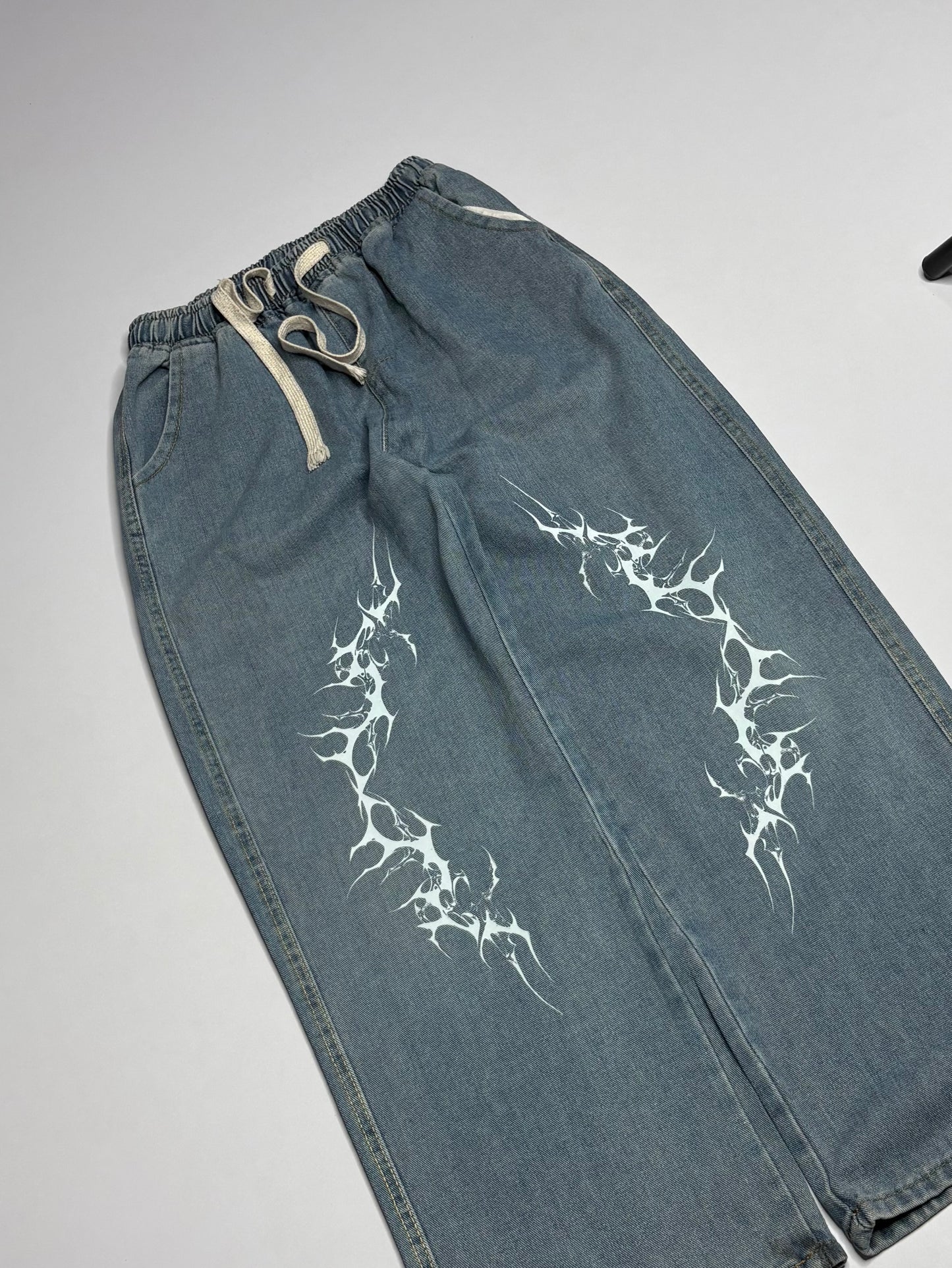 Printed Denim (Thrifted)