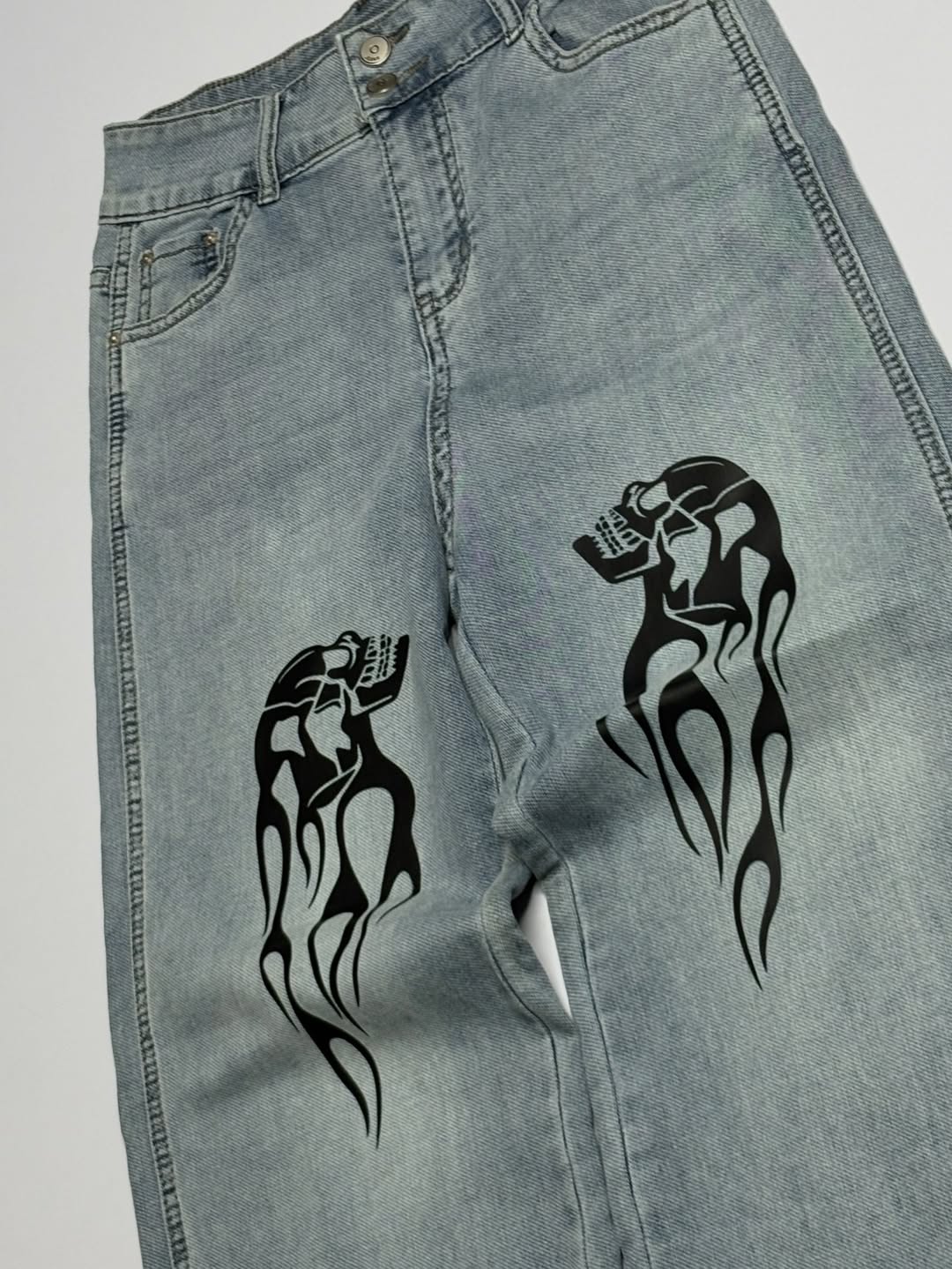 Printed Denim (Thrifted)