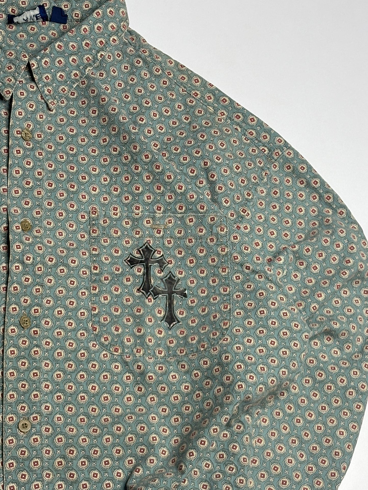 Printed Crop Shirt