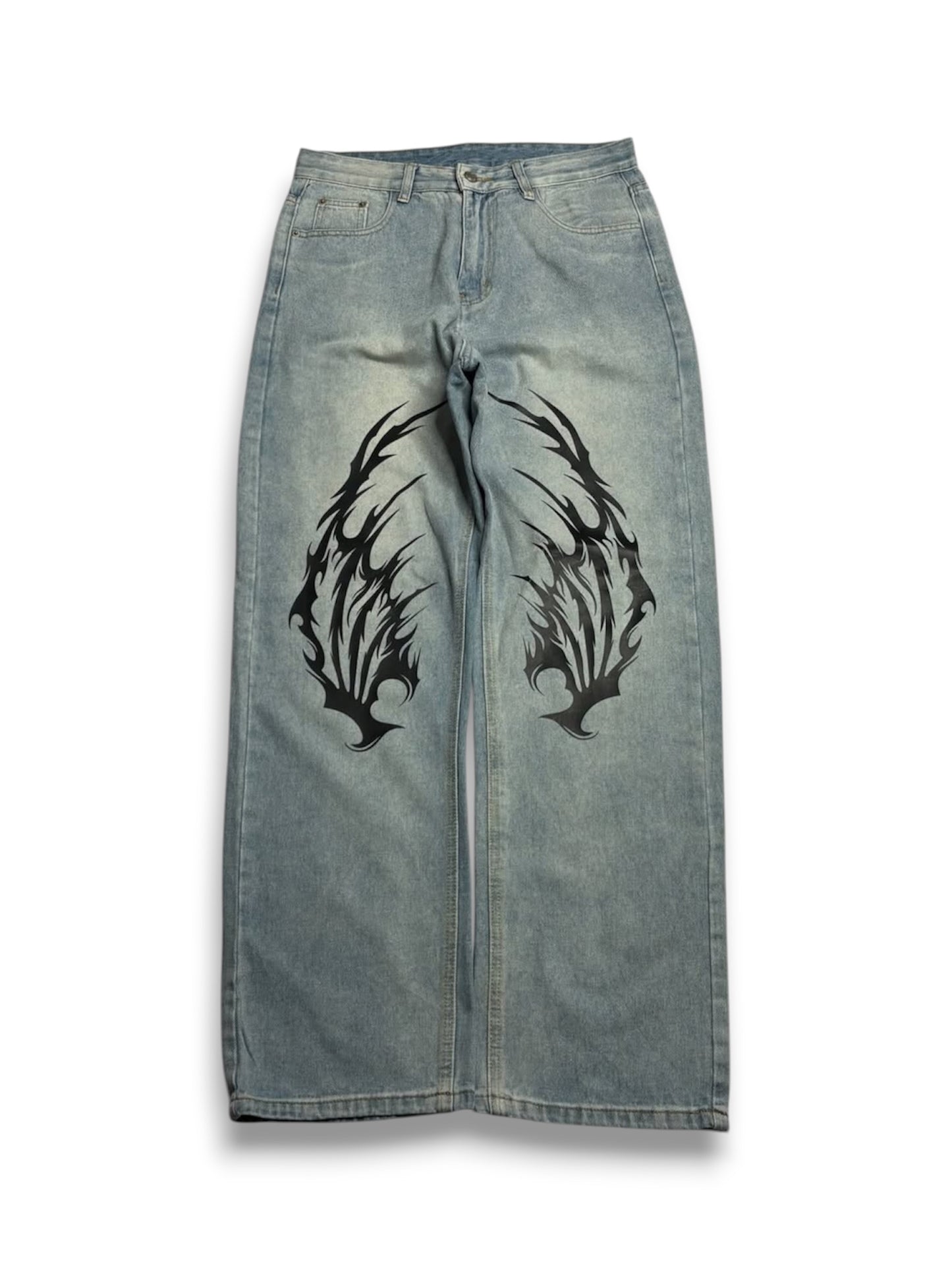 Printed Denim (Thrifted)