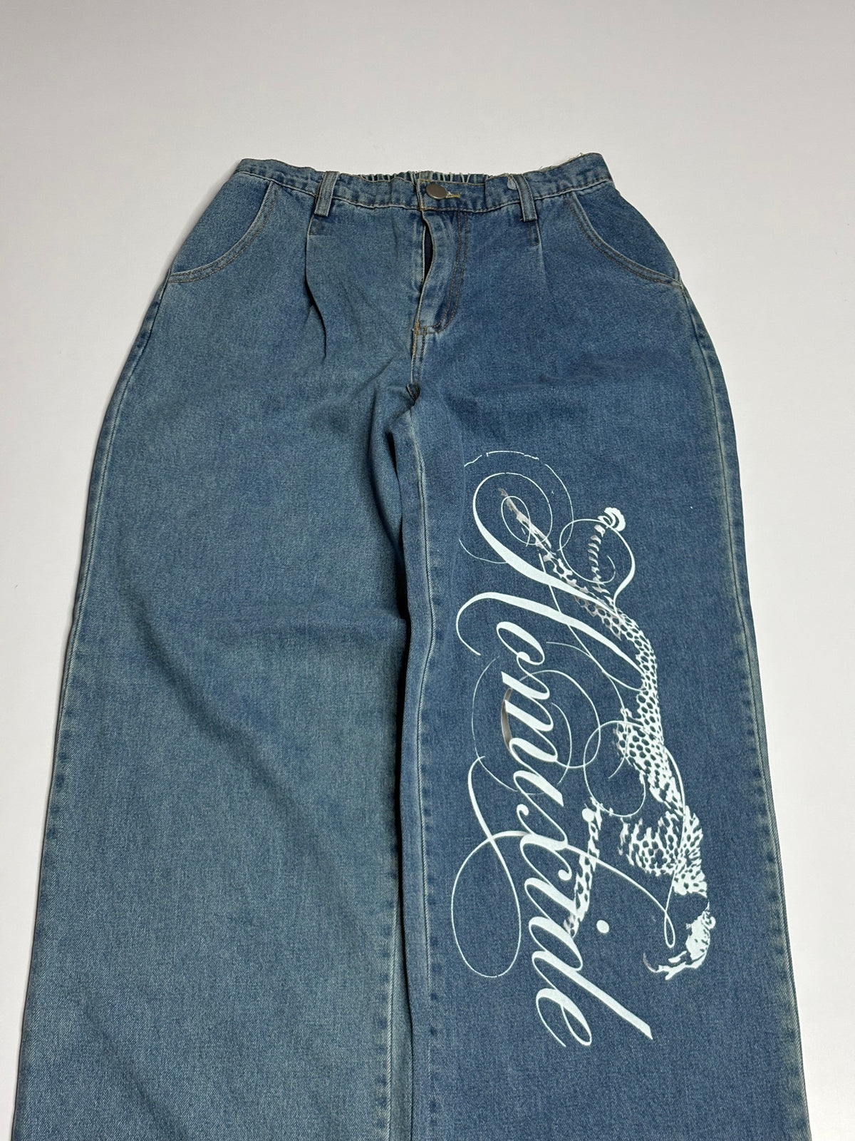 Printed Denim (Thrifted)