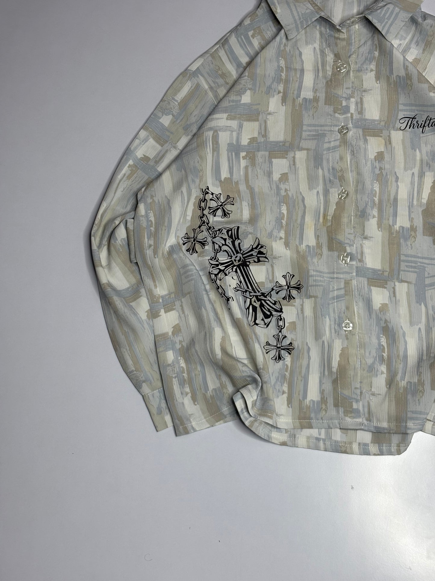 Printed Boxy Shirt