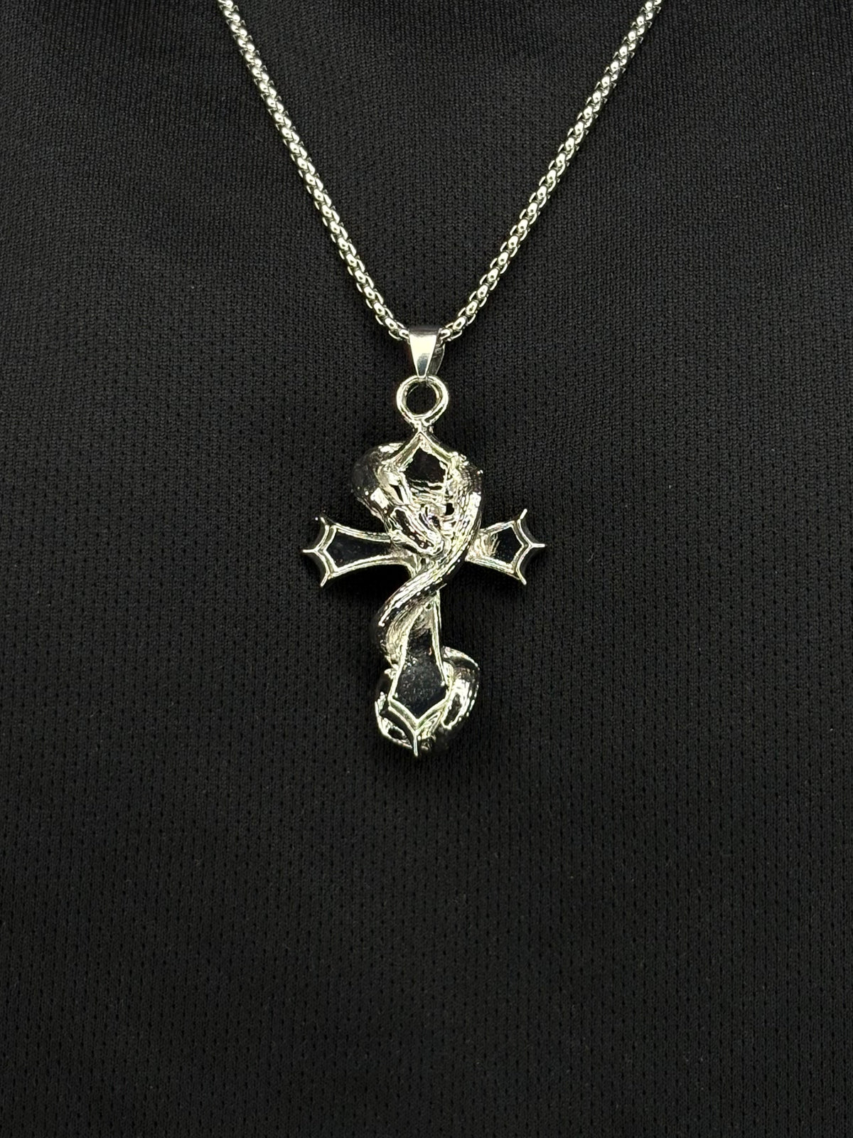 Serpent Cross Pendant