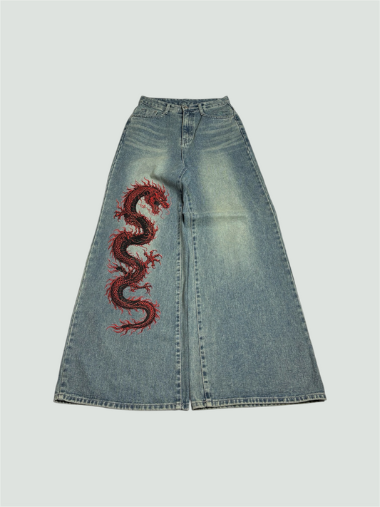 Printed Denim (Thrifted)