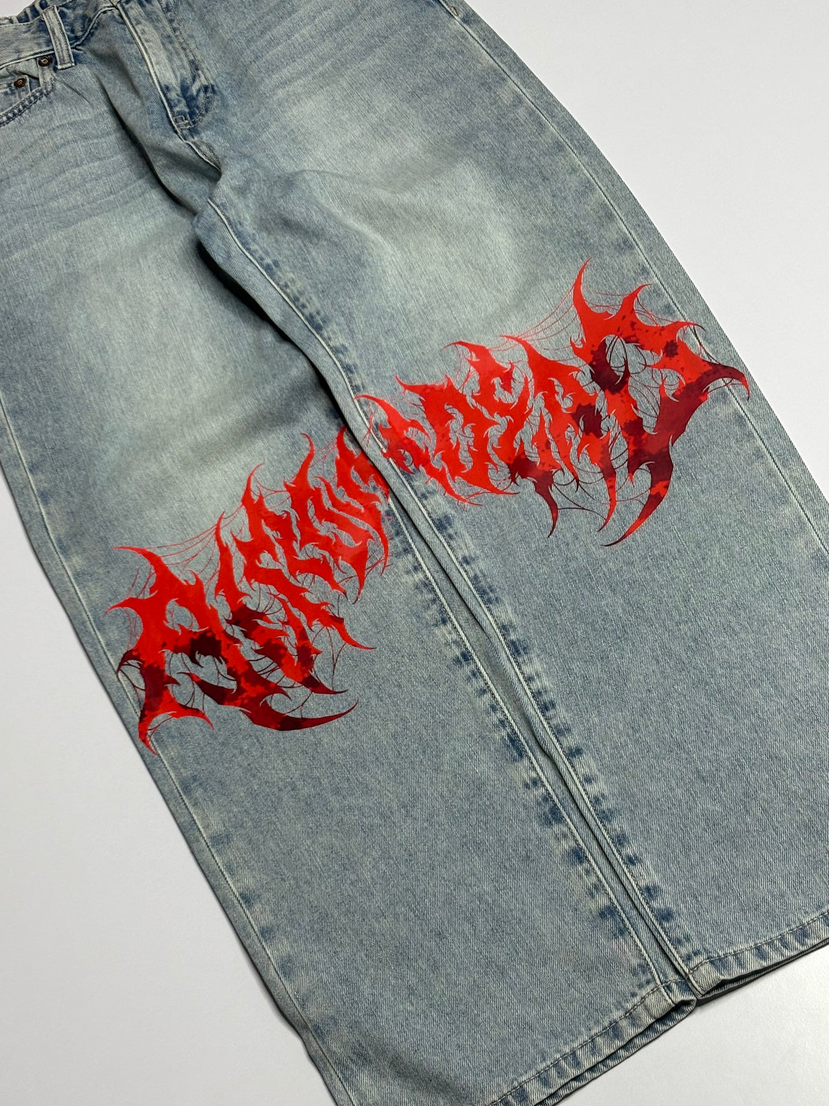 Printed Denim (Thrifted)