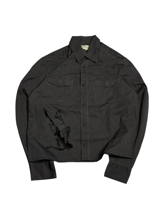 Printed Boxy Shirt