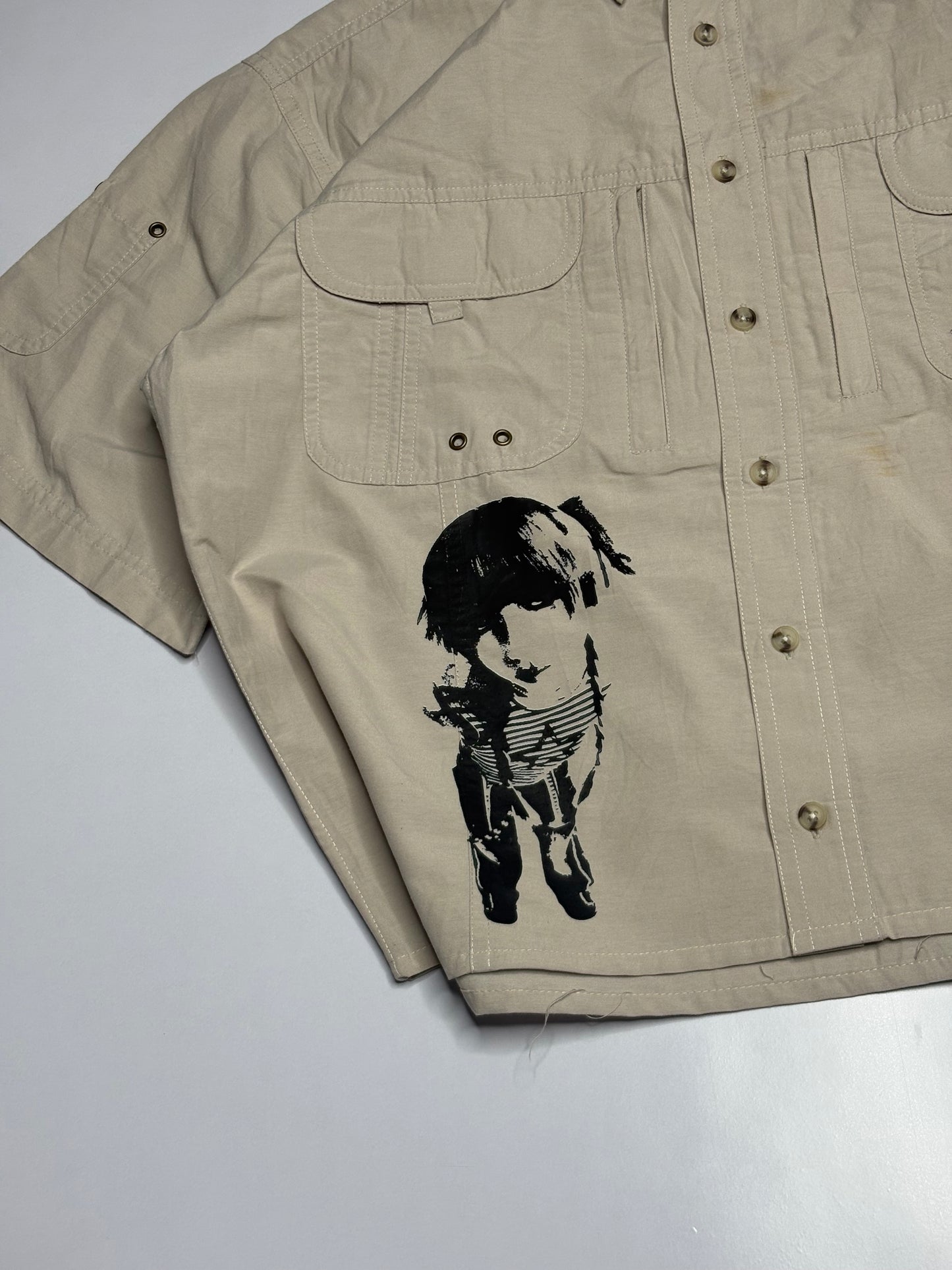 Printed Boxy Shirt