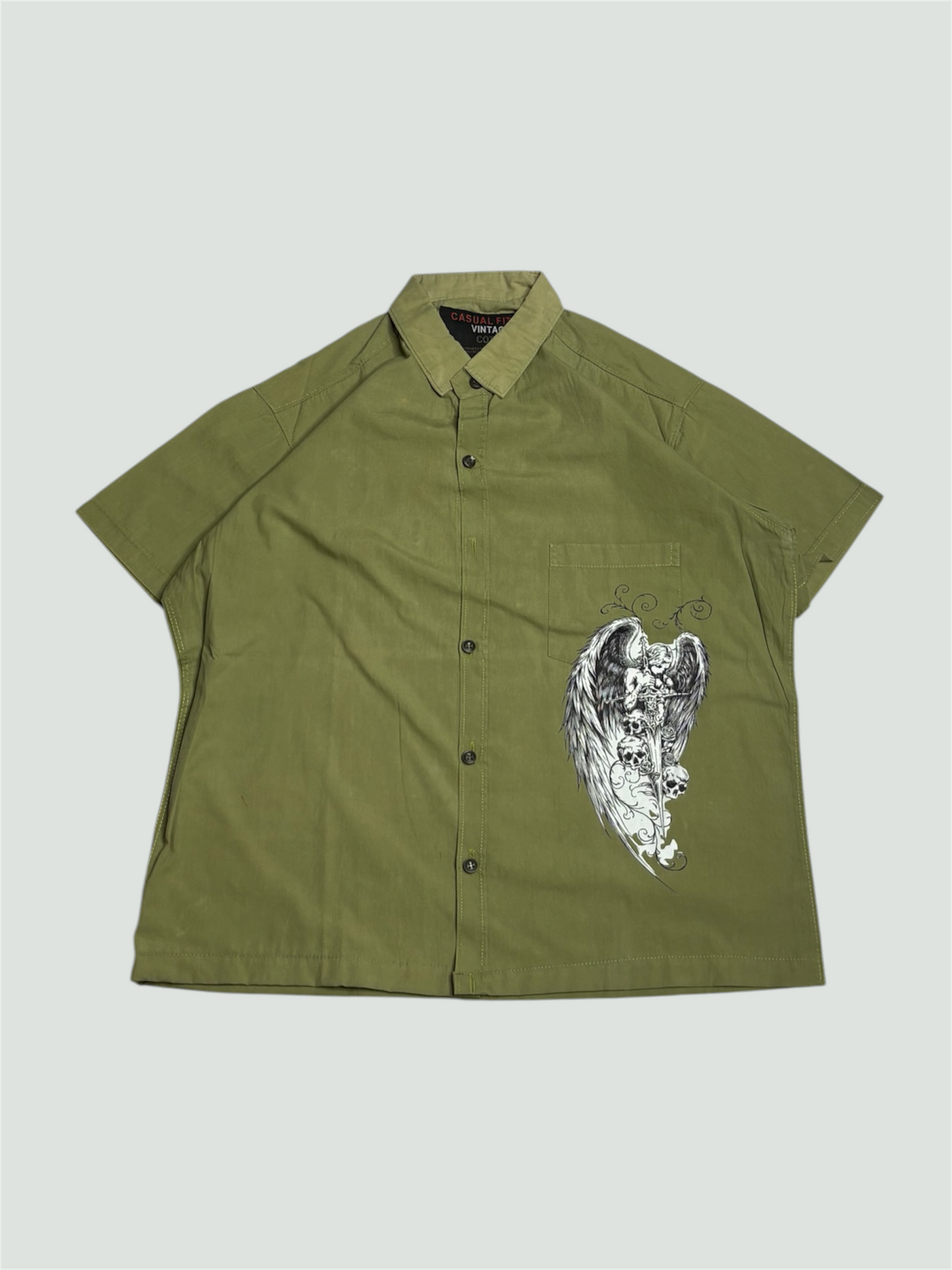 Printed Boxy Shirt