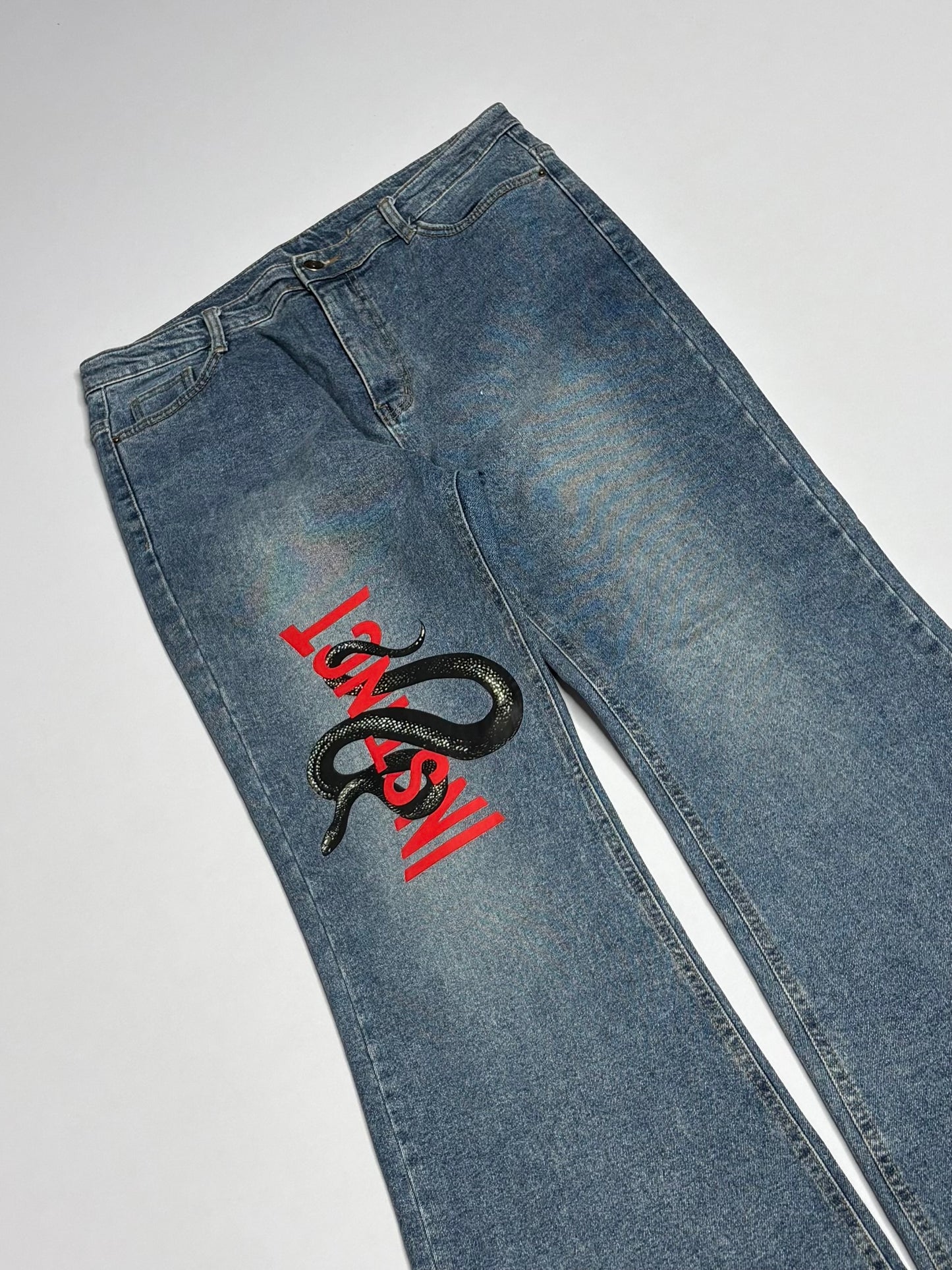Printed Denim (Thrifted)