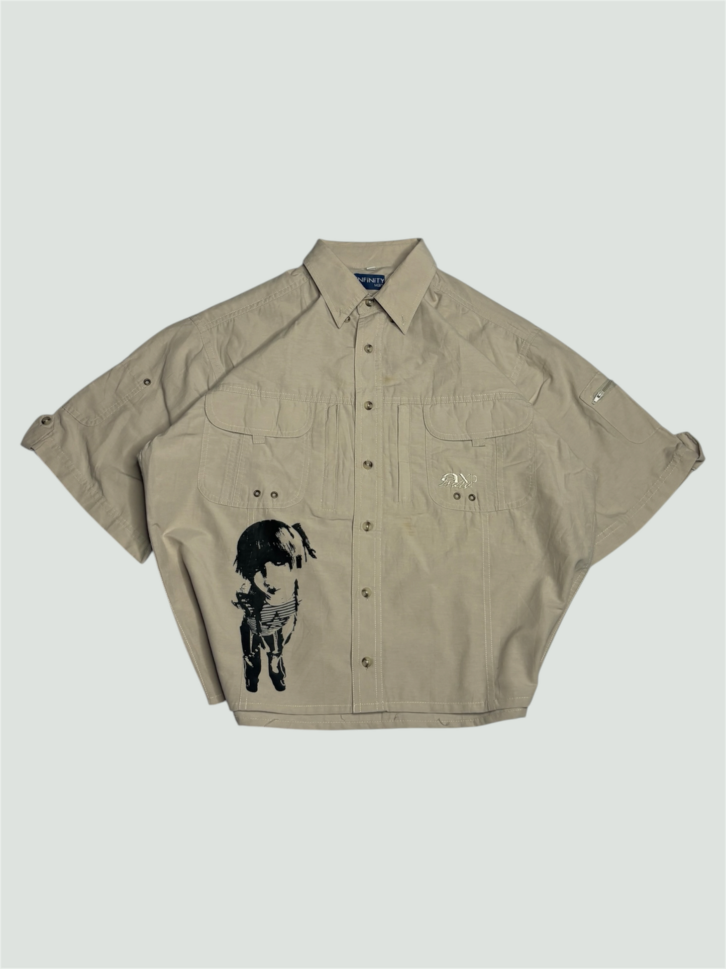Printed Boxy Shirt