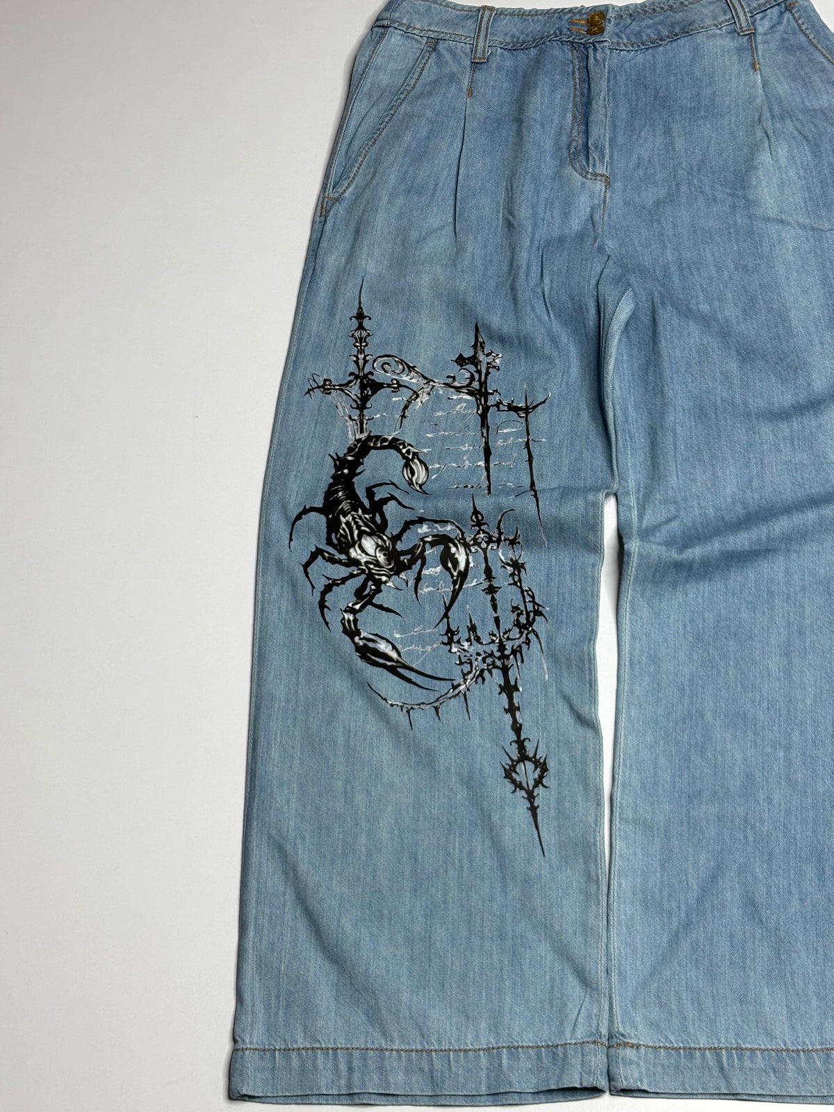 Printed Denim (Thrifted)