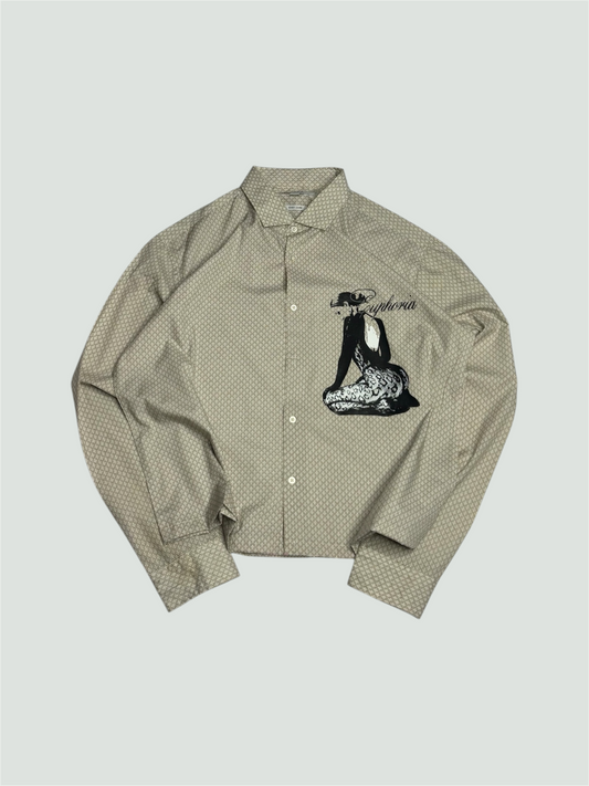 Printed Boxy Shirt