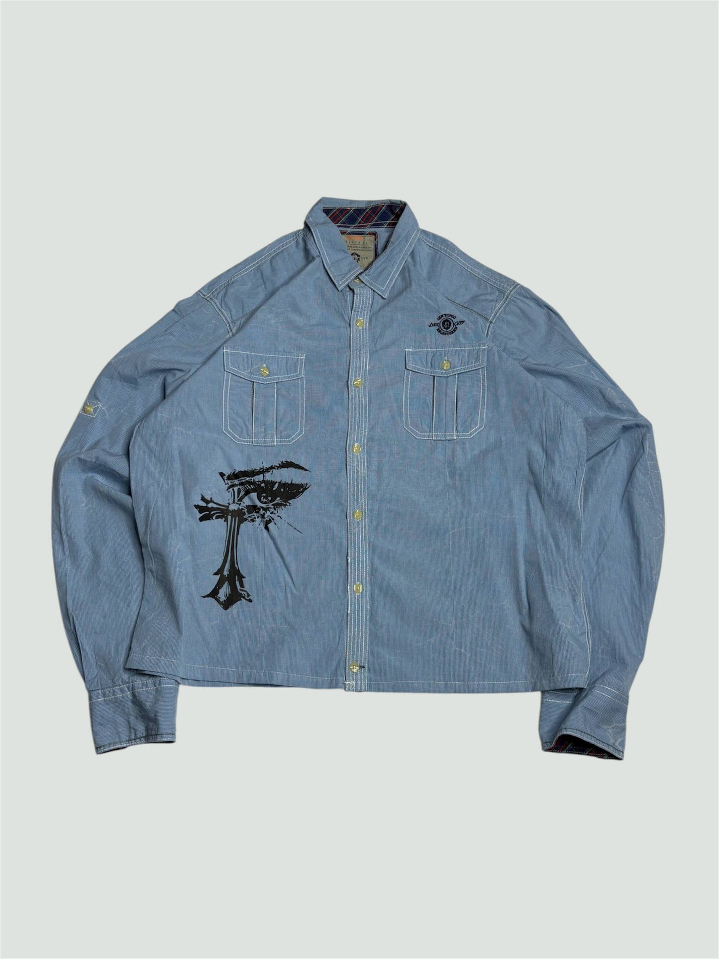 Printed Boxy Shirt