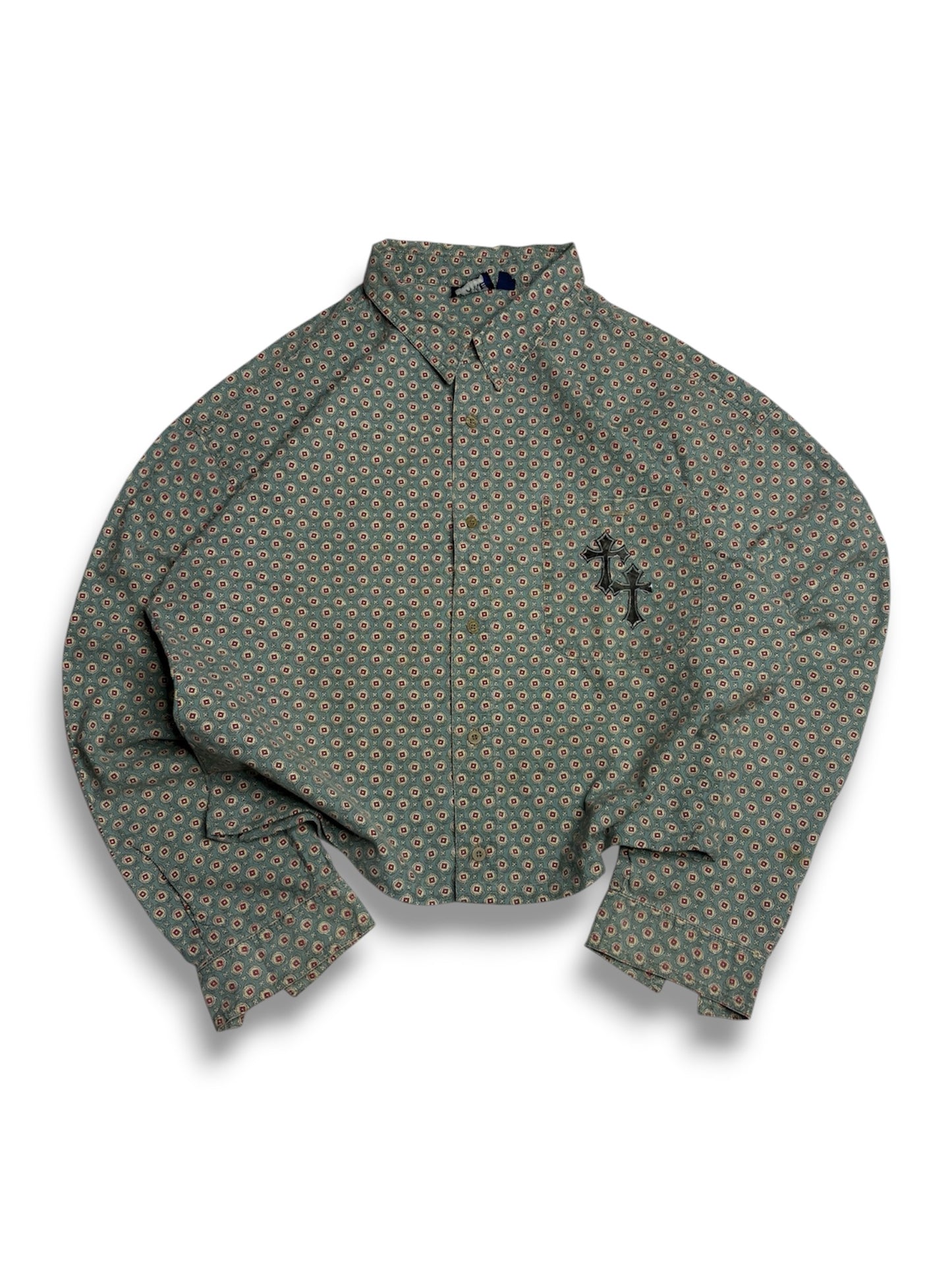 Printed Crop Shirt