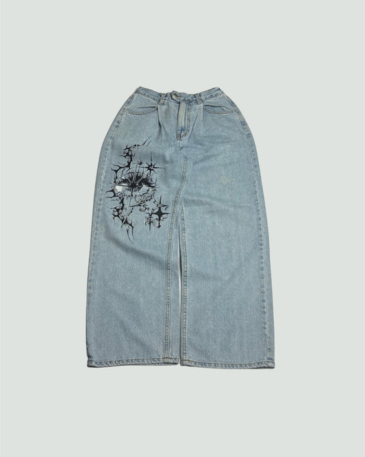 Printed Denim (Thrifted)