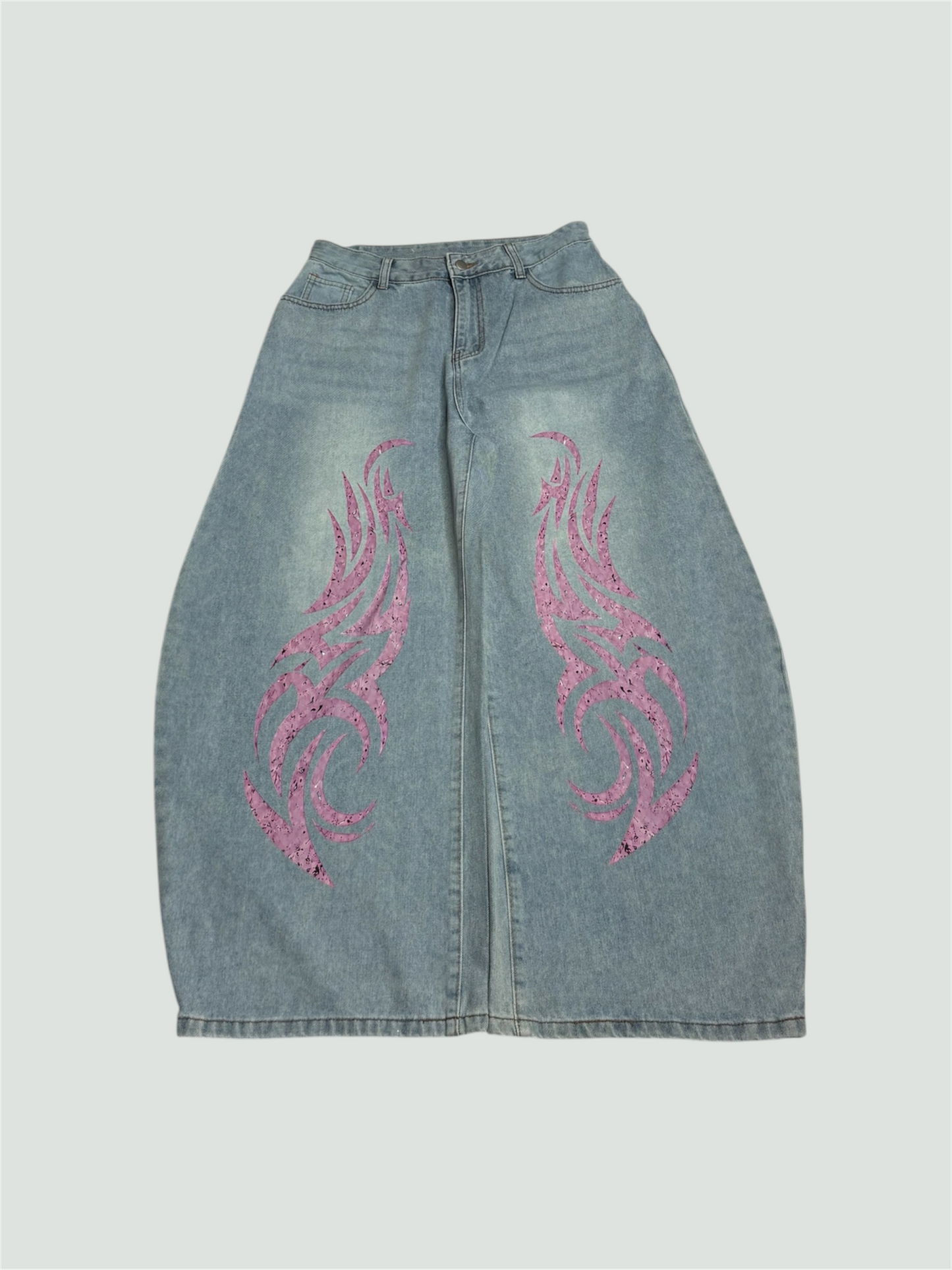 Printed Denim (Thrifted)