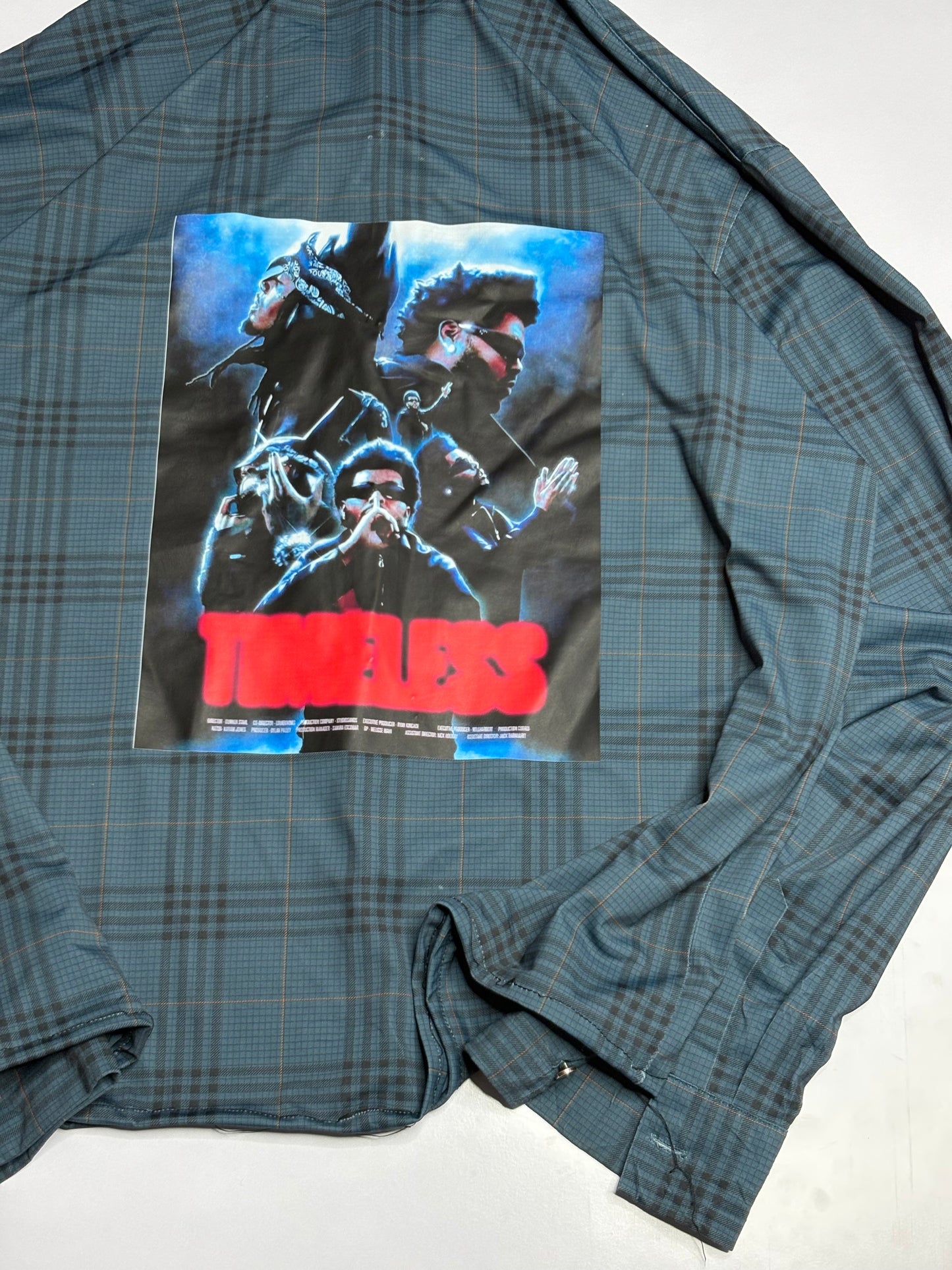 Printed Boxy Shirt (Stretchable Fabric)