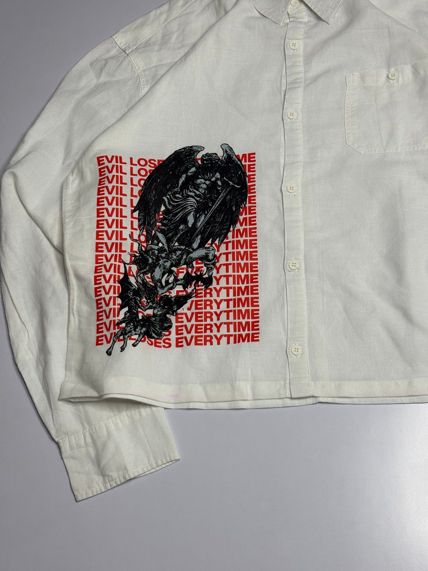 Printed Boxy Shirt