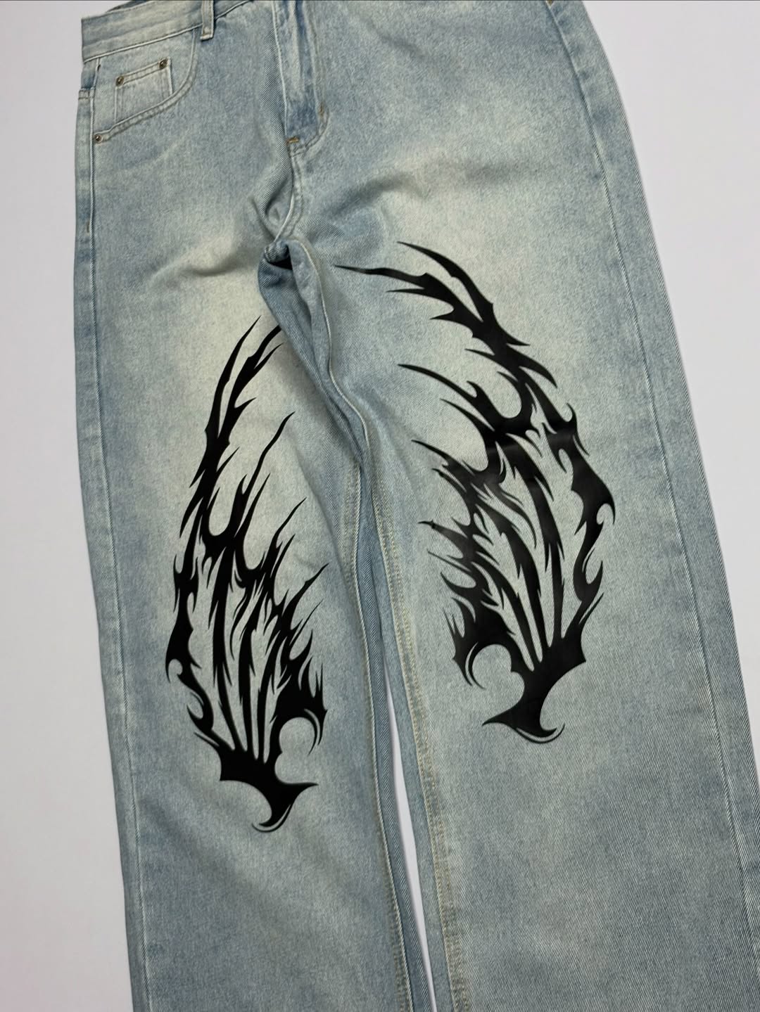 Printed Denim (Thrifted)