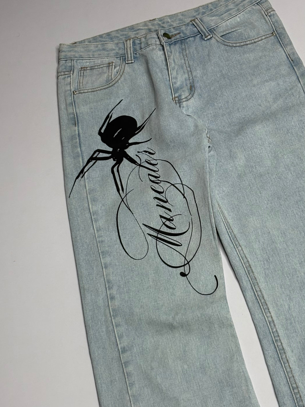 Printed Denim (Thrifted)
