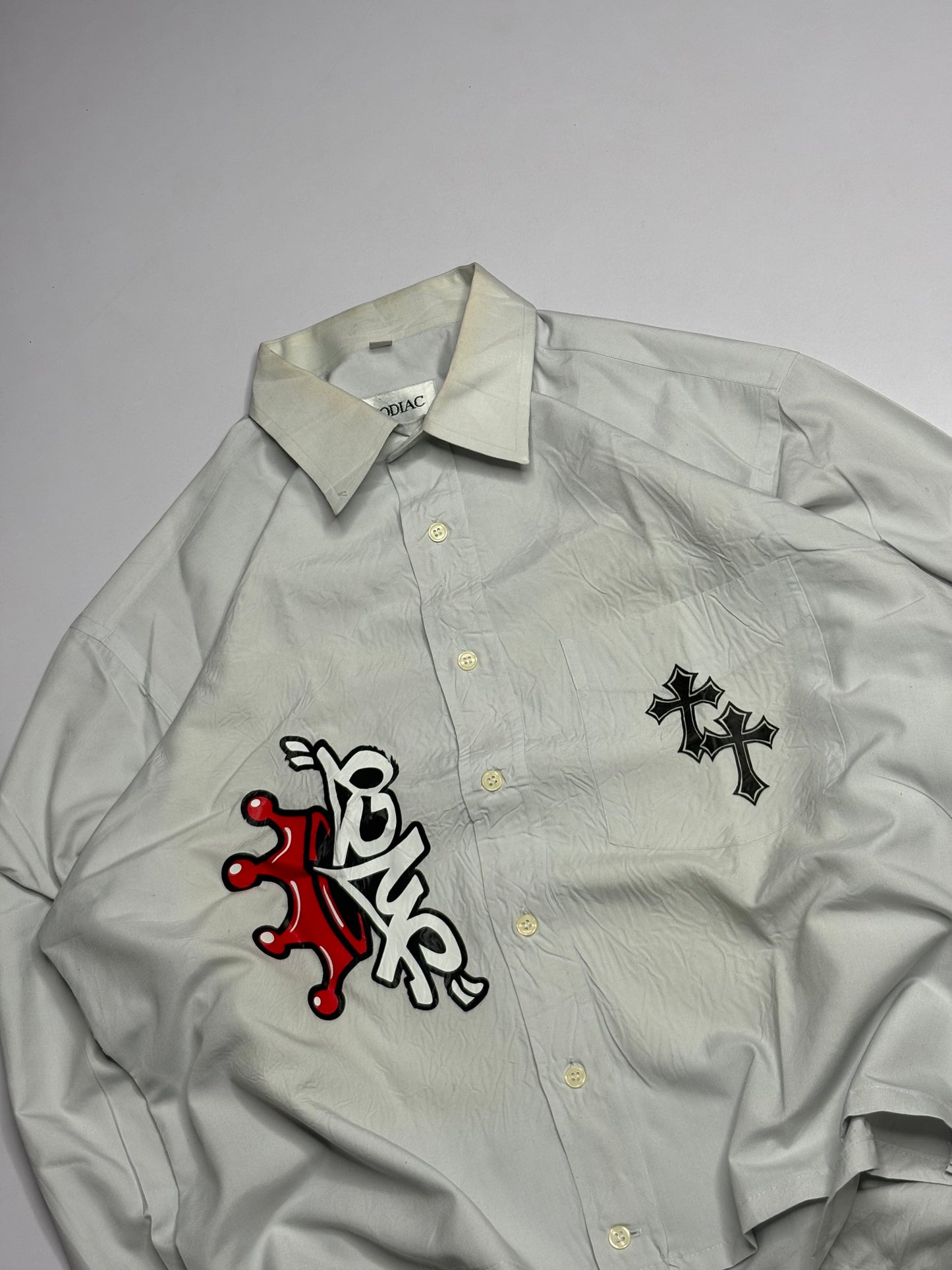 Printed Crop Shirt