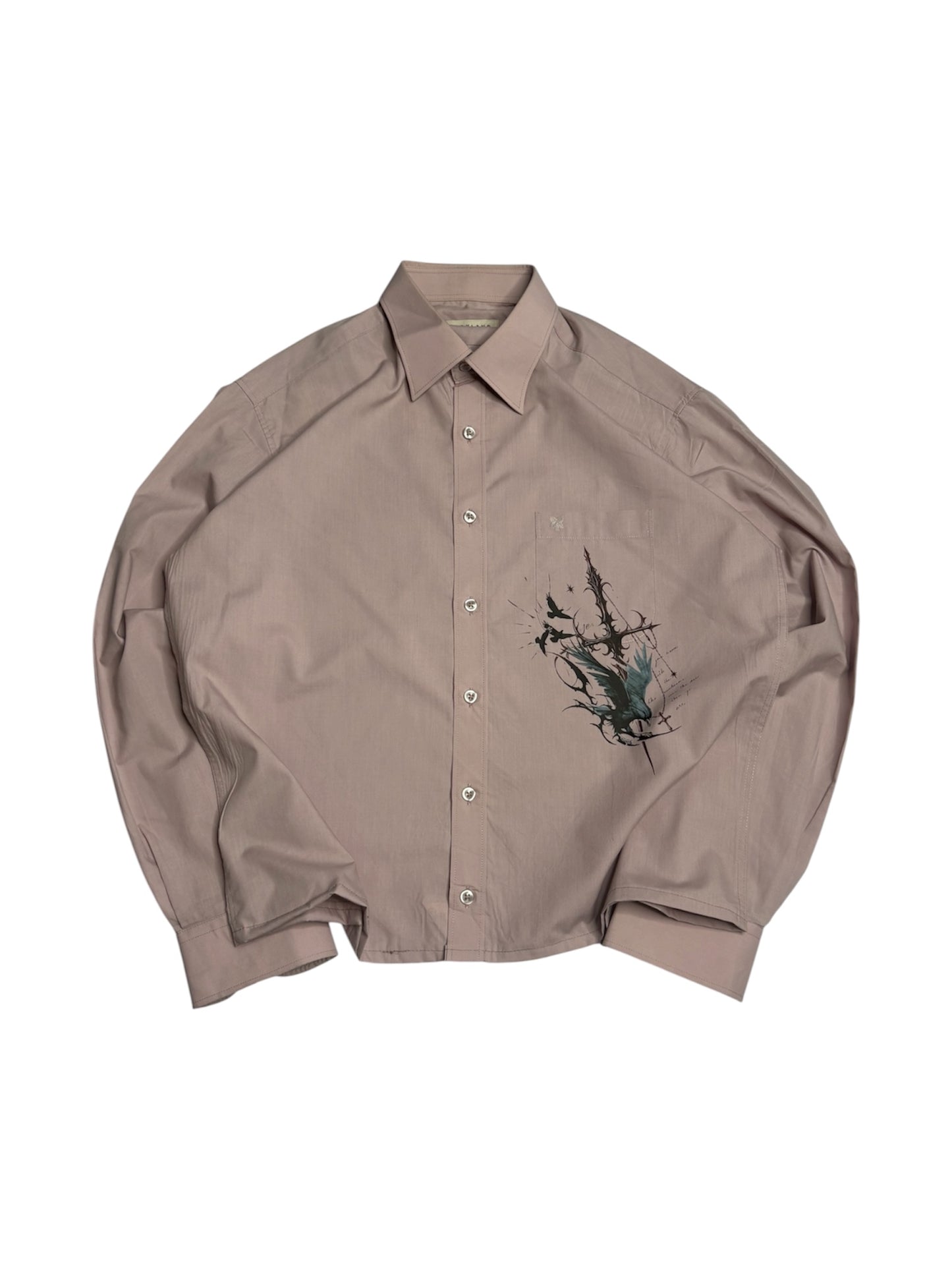 Printed Boxy Shirt