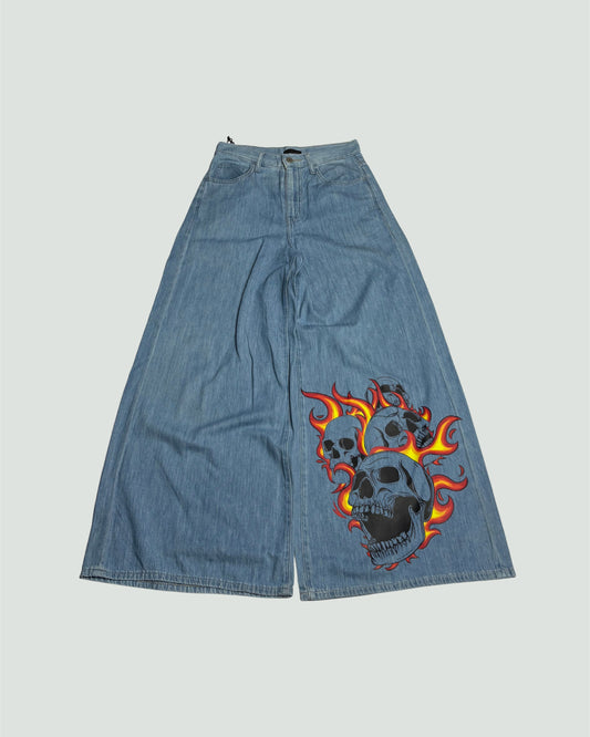 Printed Denim (Thrifted)