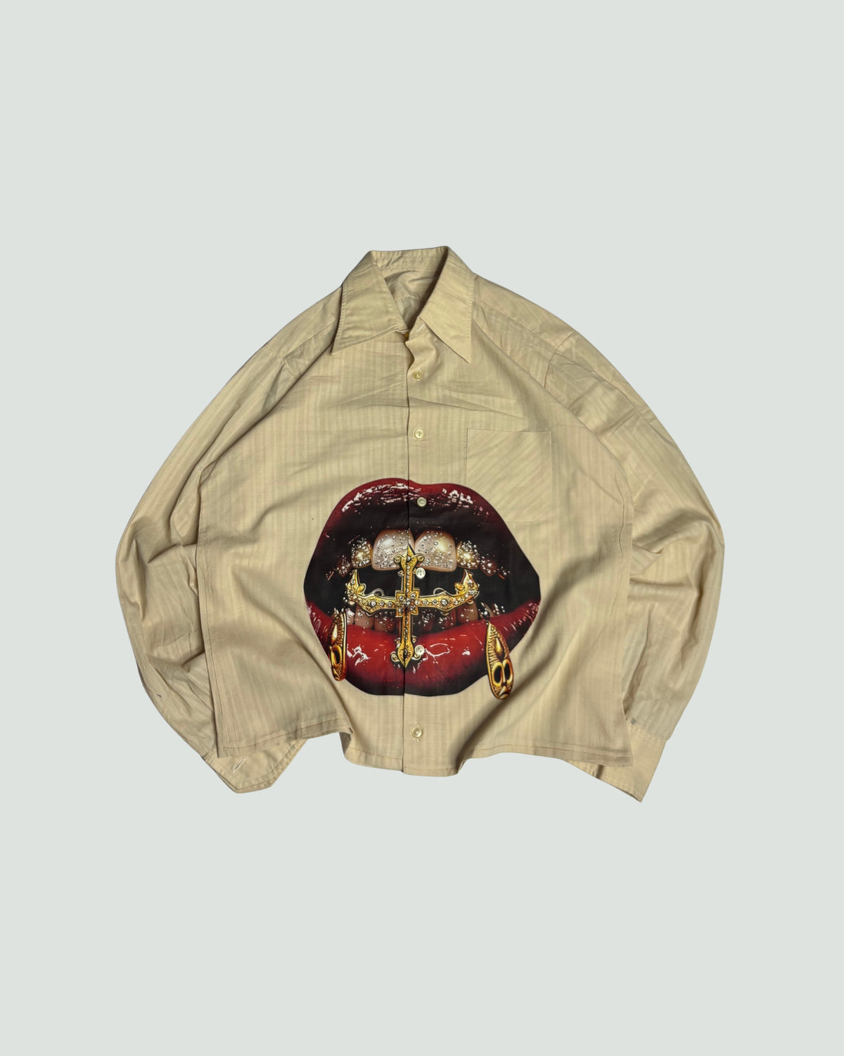 Printed Boxy Shirt