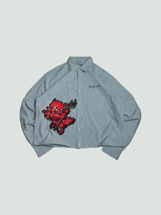 Printed Boxy Shirt