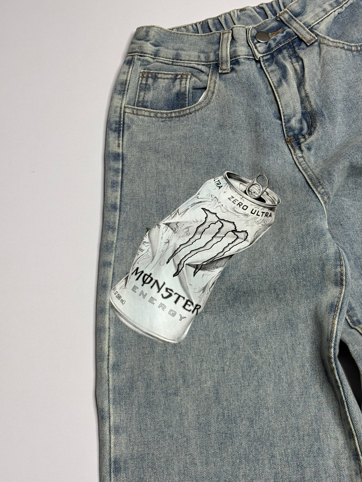 Printed Denim (Thrifted)