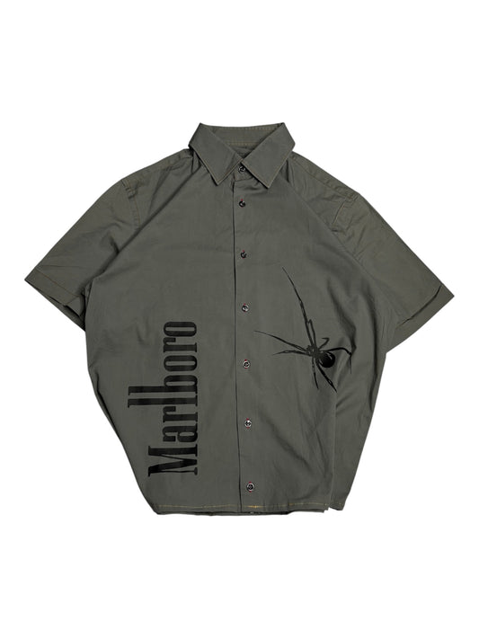 Printed Boxy Shirt (grey)