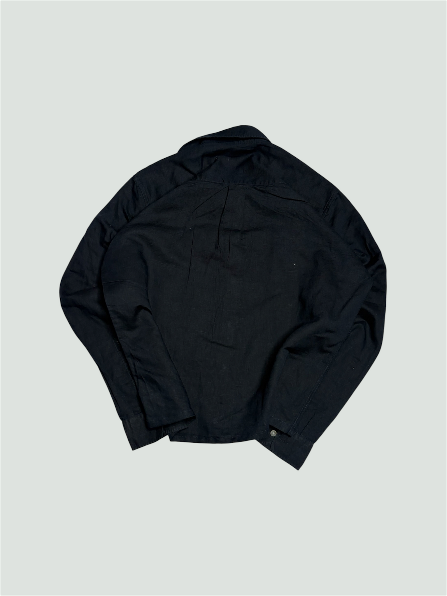 Printed Boxy Shirt (Dark Blue Not Black)