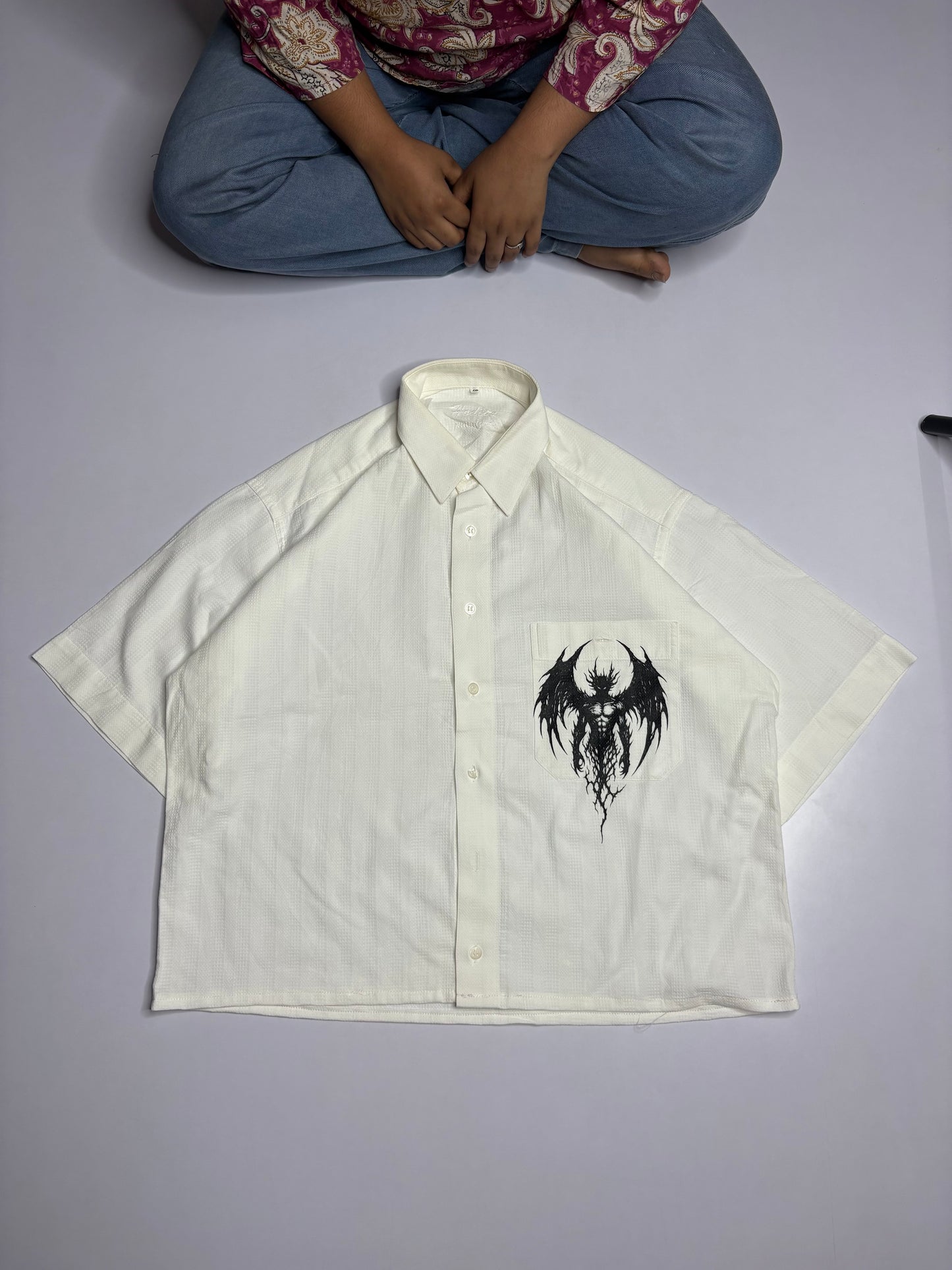 Printed Boxy Shirt