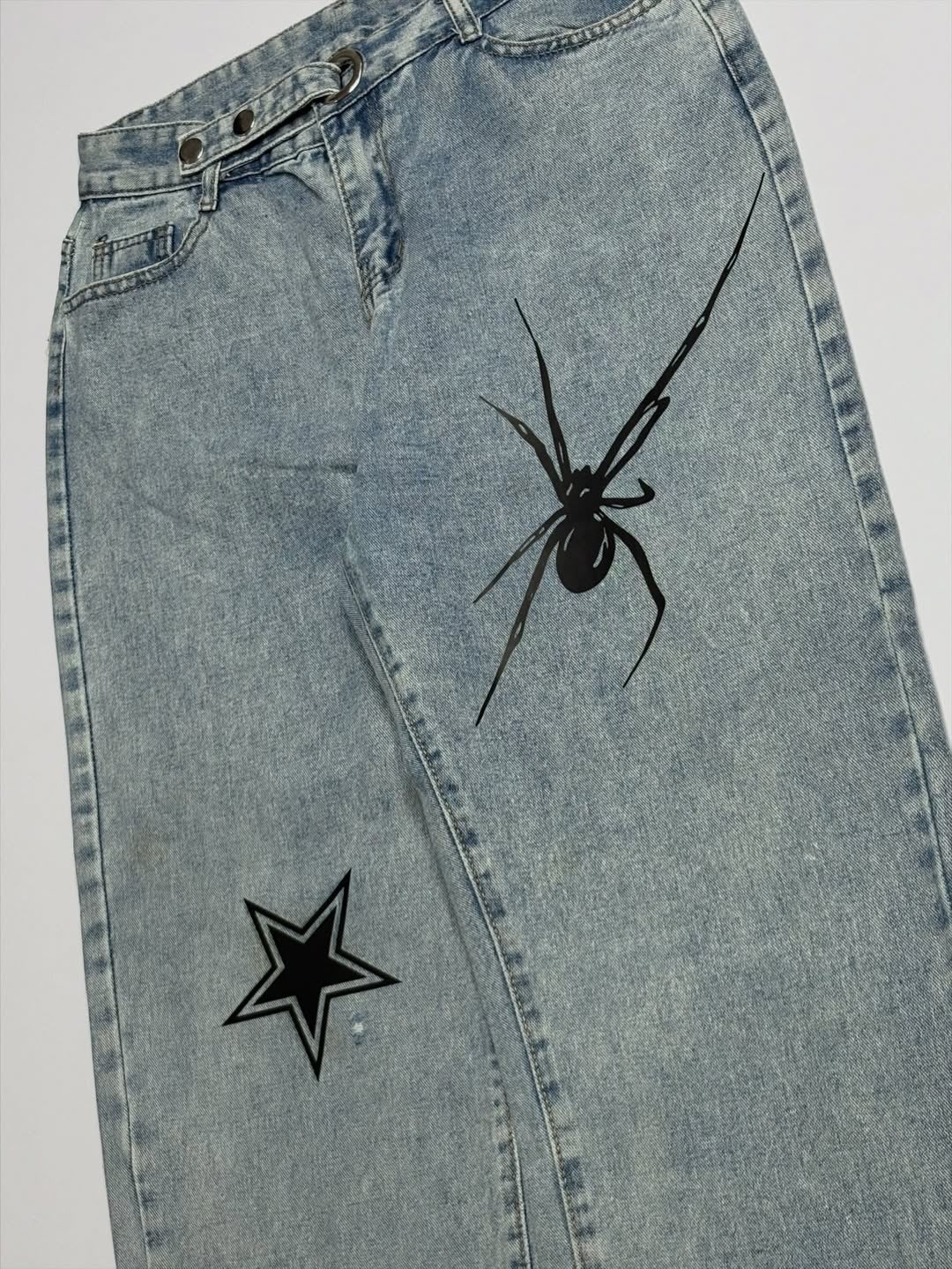 Printed Denim (Thrifted)